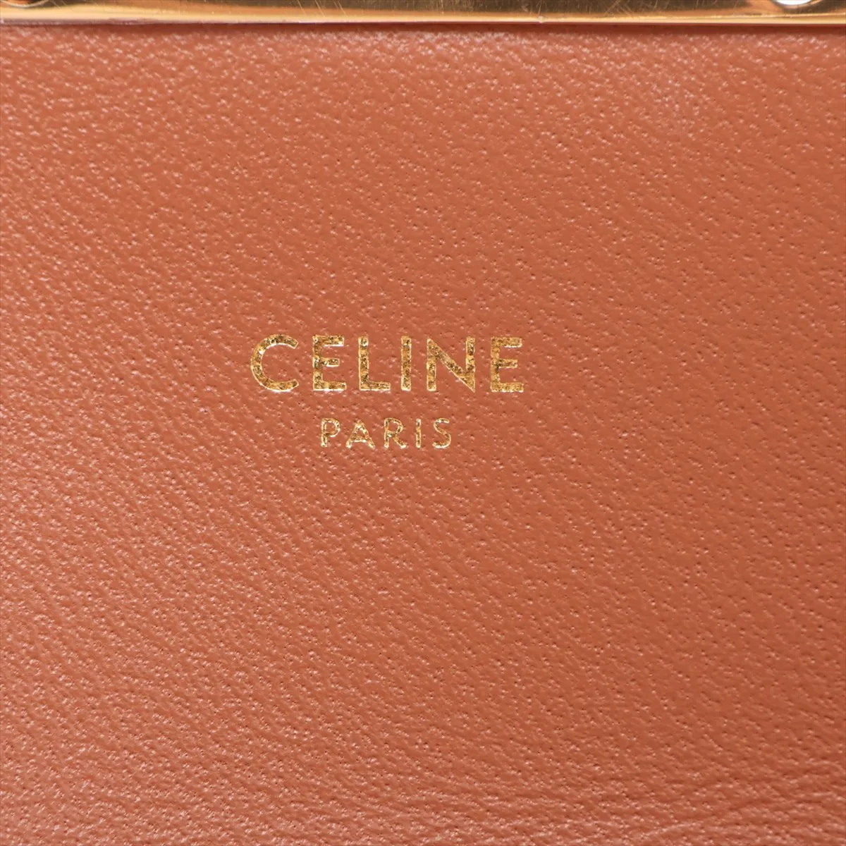 Triomphe Claude PVC x Leather Shoulder Bag, Black — view 8