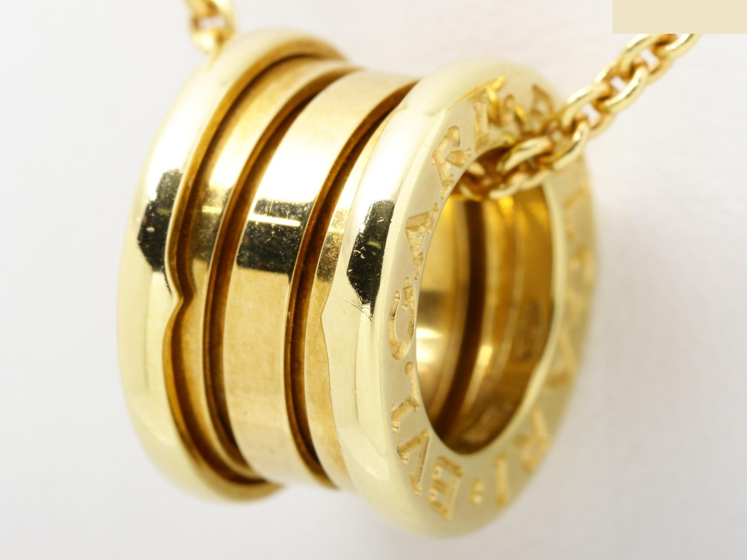 B.zero1 (precious metal) necklace pendant, 750YG, 12.1g — view 3