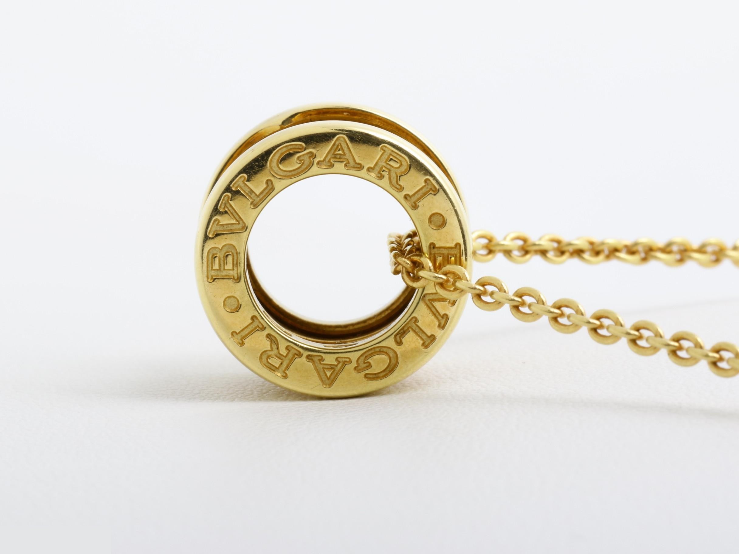 B.zero1 (precious metal) necklace pendant, 750YG, 12.1g — view 4