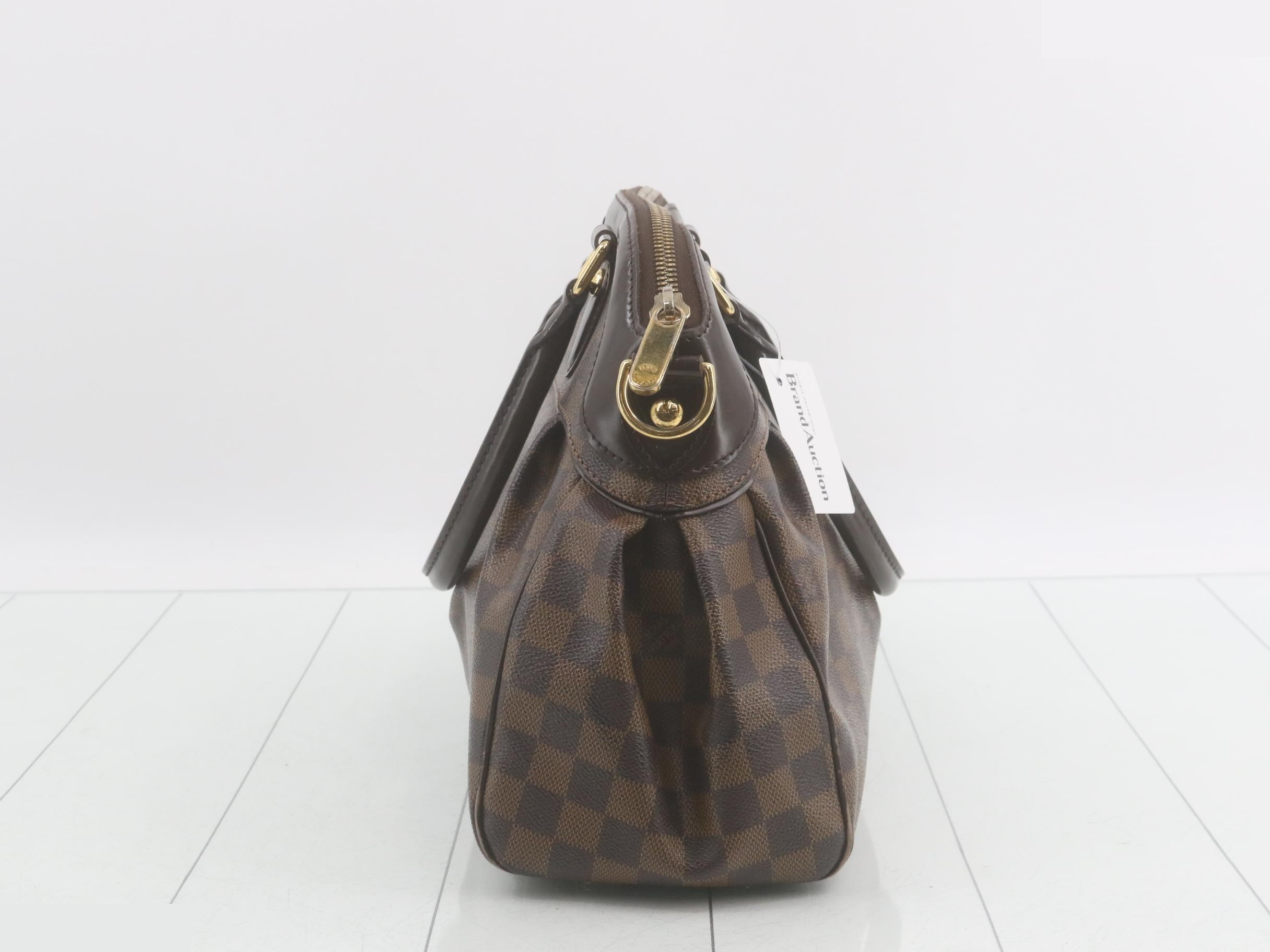 Trevi PM Damier Ebene Brown Handbag — view 4