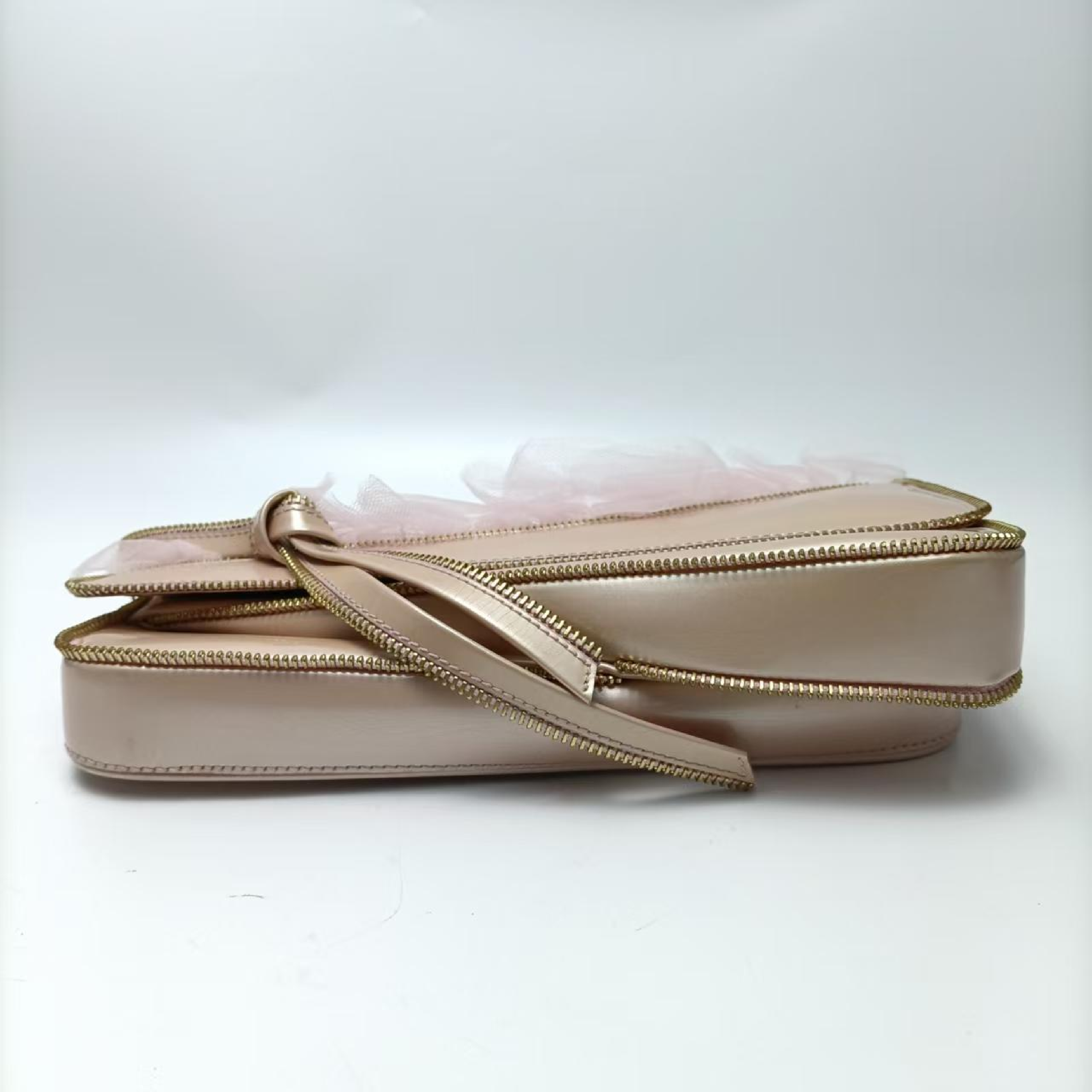 Saddle Enamel Clutch Bag — view 5