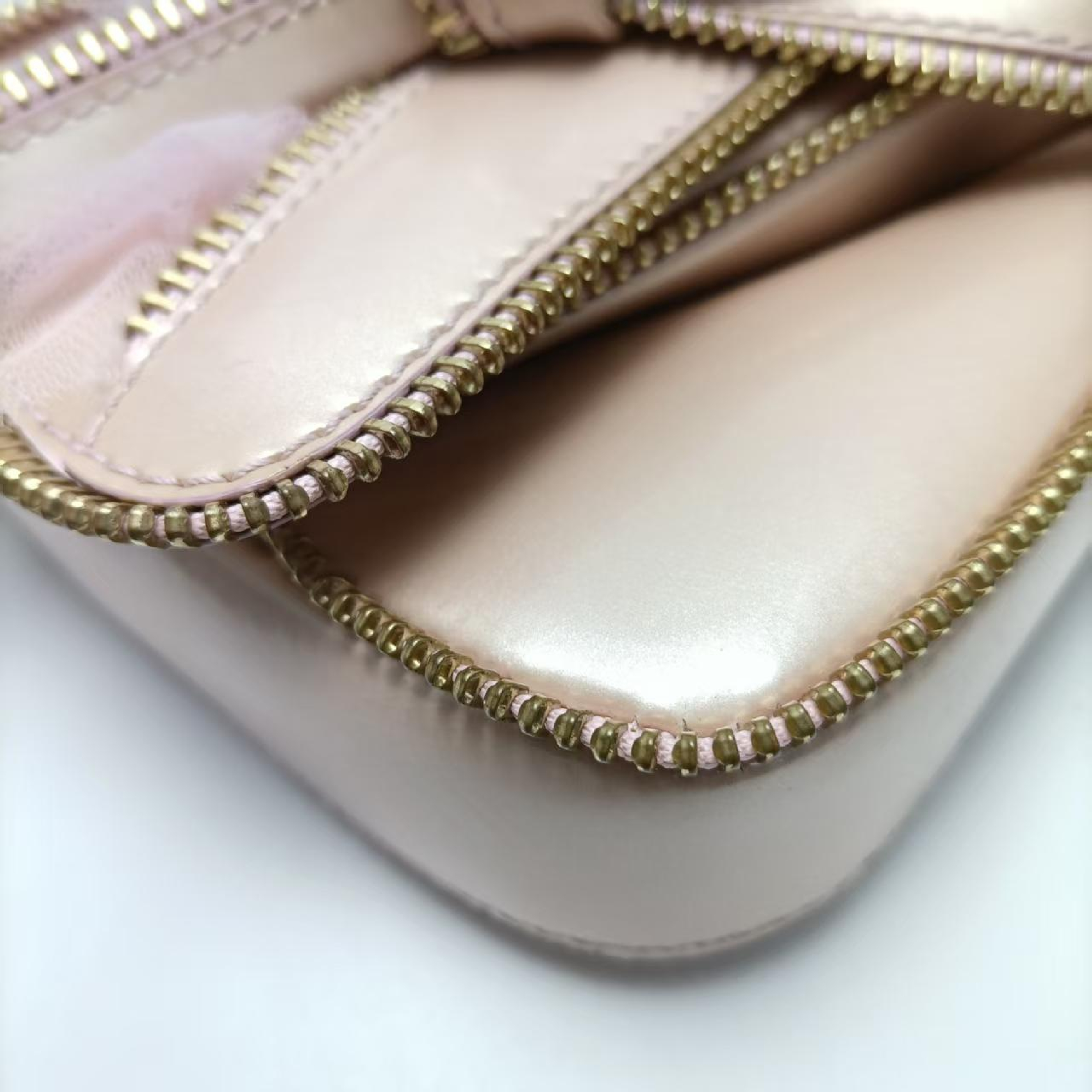 Saddle Enamel Clutch Bag — view 7