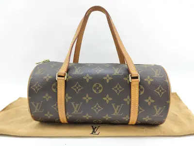 Monogram Papillon 26 M51386 Brown BP1002 Handbag