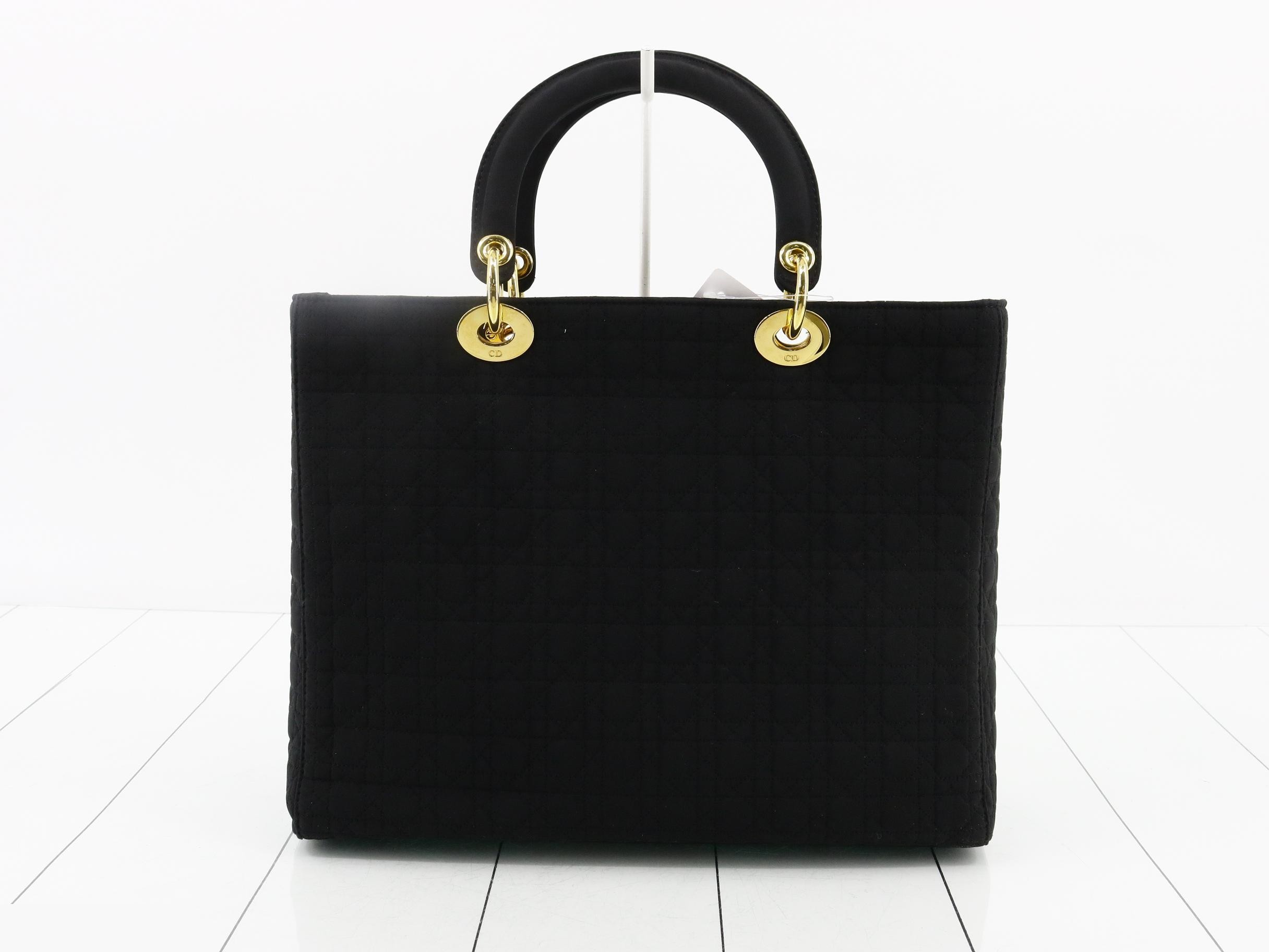 Lady Dior Cannage Nylon Handbag — view 2