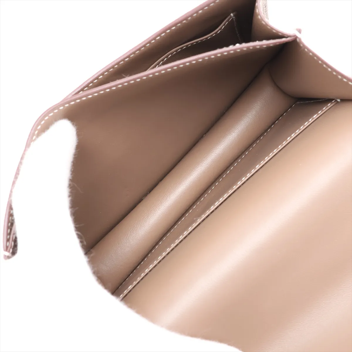 [Individually packaged] Hermes Constance 3 Mini 18, Veau Epsom, Etoupe, Pink Gold Hardware, K: 2025, with mirror. — view 6