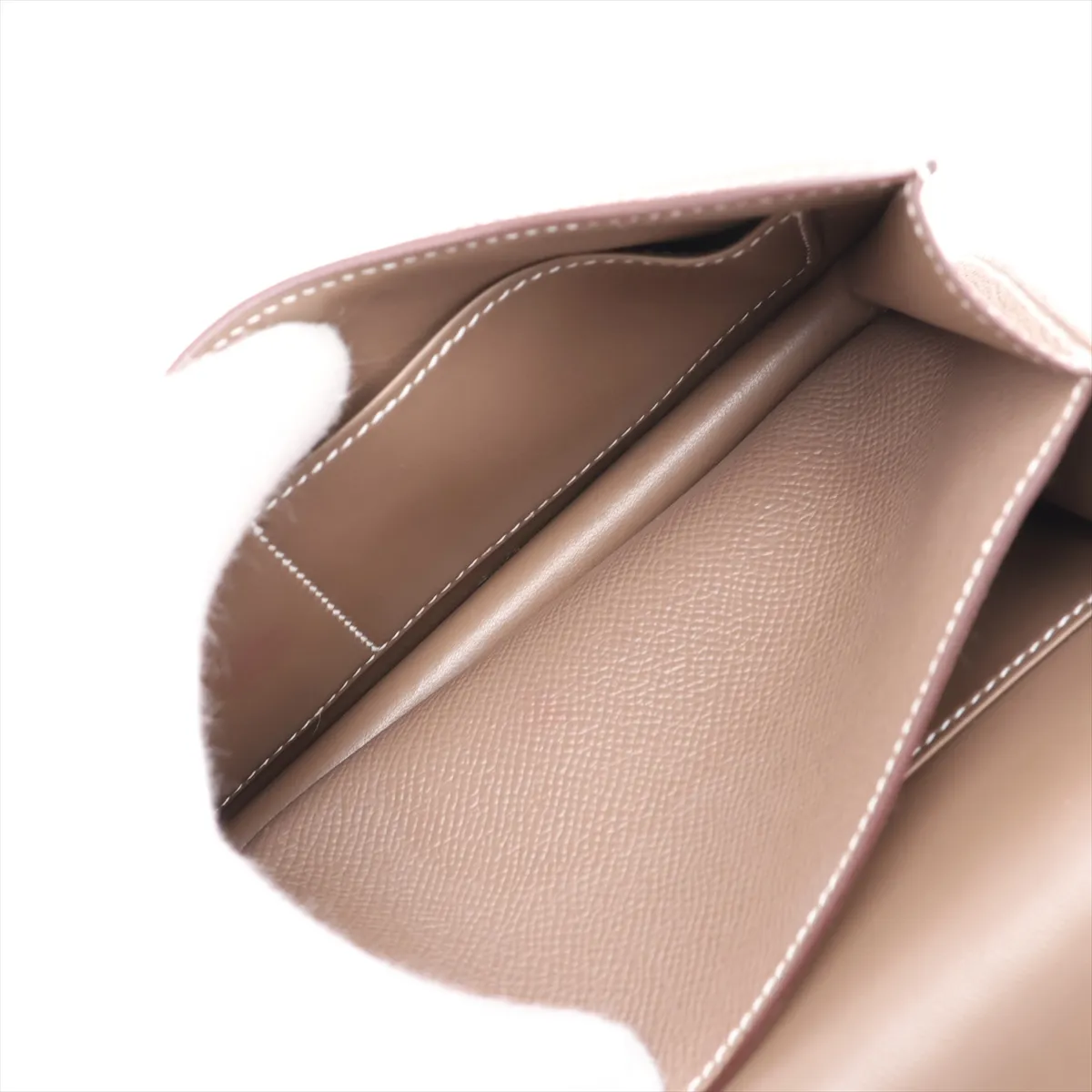 [Individually packaged] Hermes Constance 3 Mini 18, Veau Epsom, Etoupe, Pink Gold Hardware, K: 2025, with mirror. — view 7