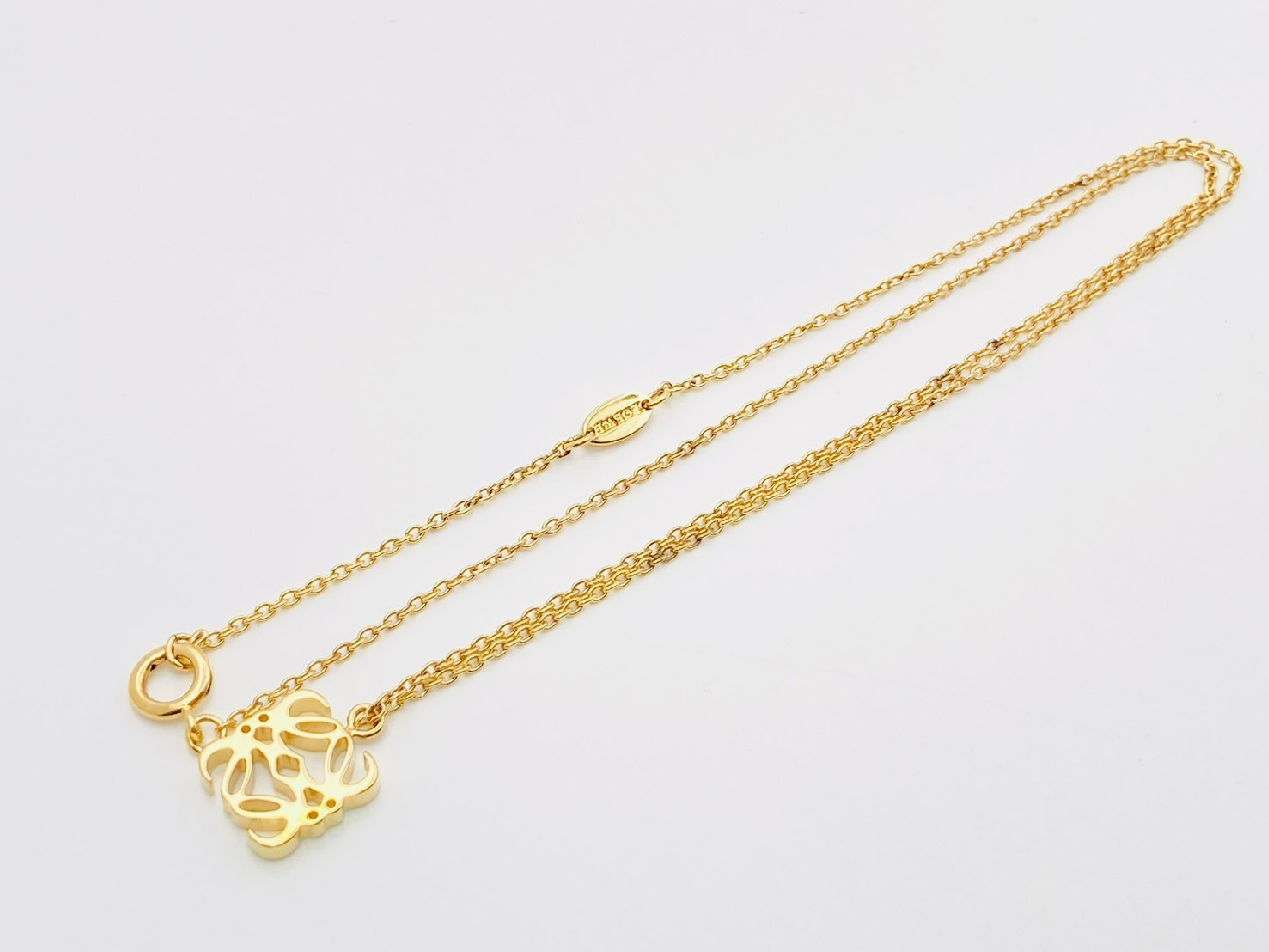 Anagram Necklace, Gold Necklace — view 3