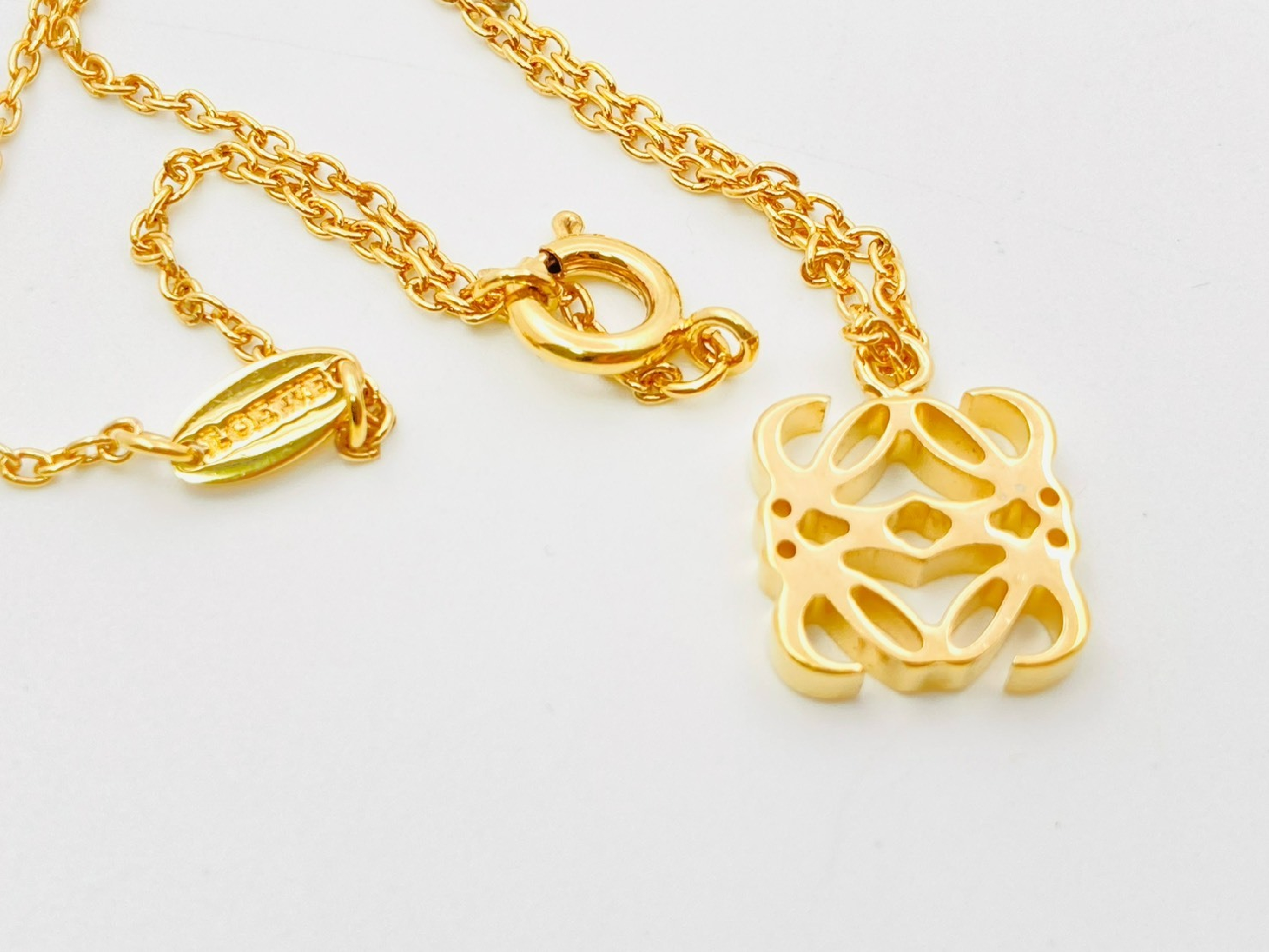 Anagram Necklace, Gold Necklace — view 4