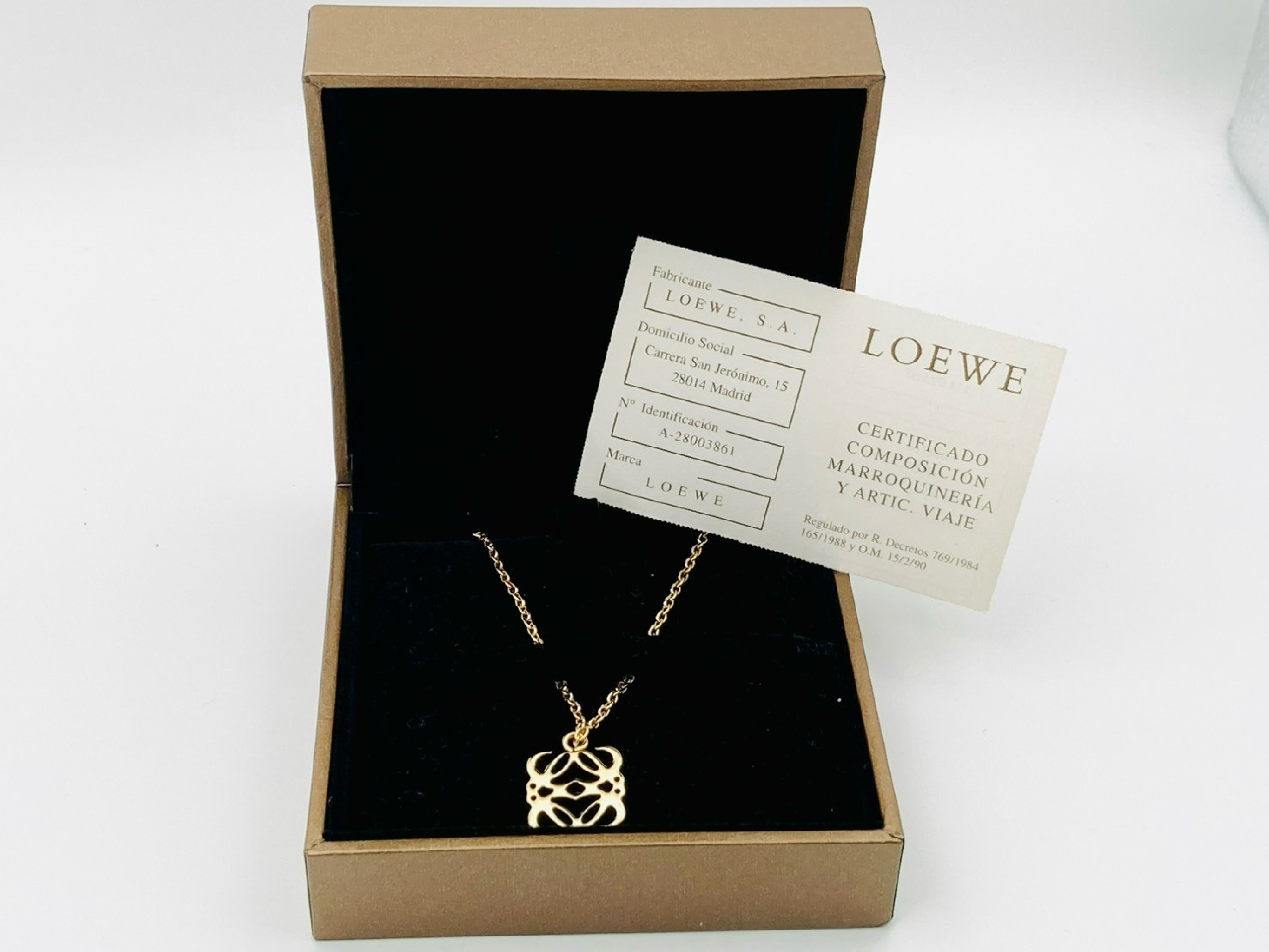 Anagram Necklace, Gold Necklace — view 5