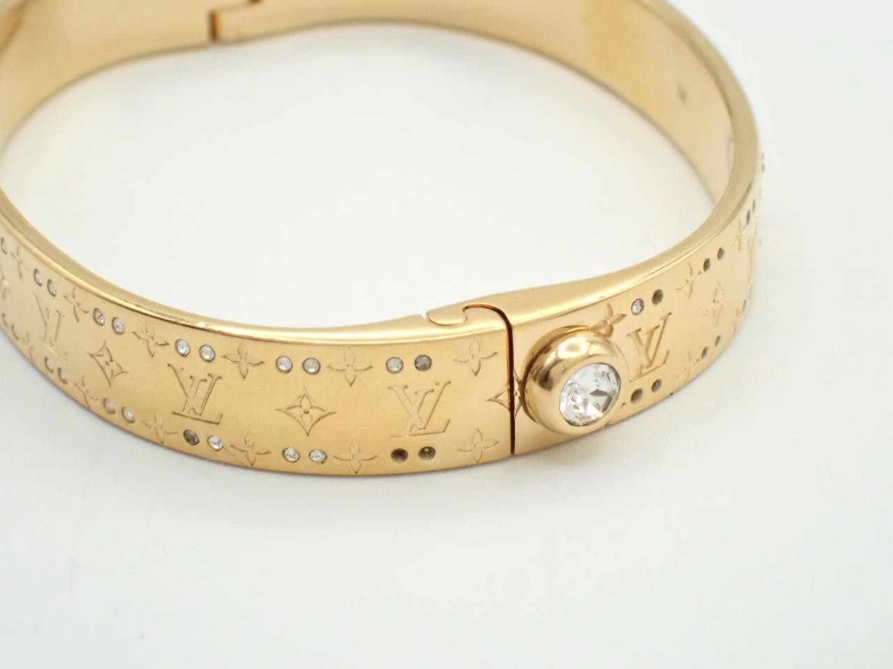 Rigid Bracelet Nanogram Strass LE0119 Bangle Gold — view 3