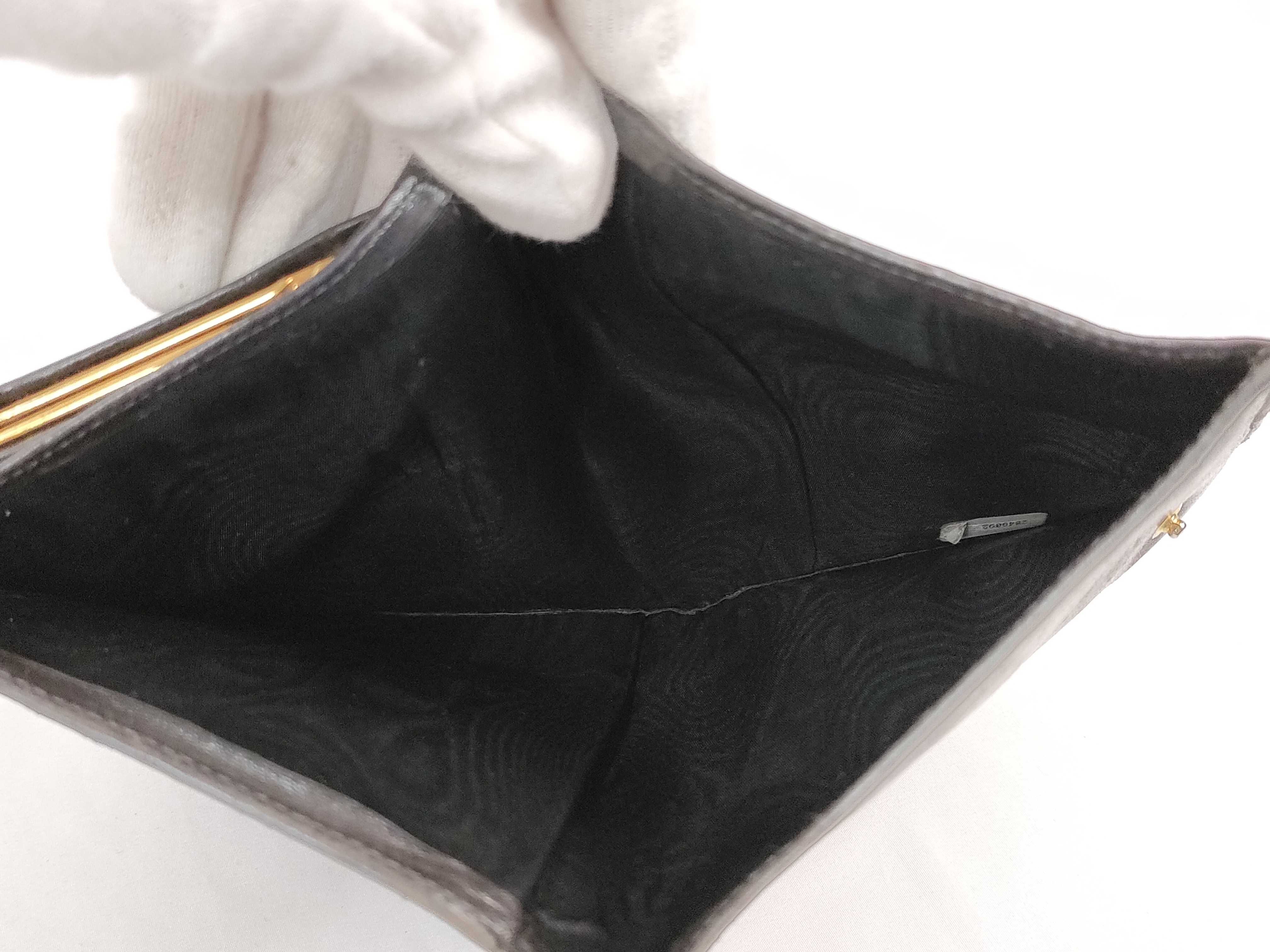 Lambskin Coco Mark Clasp Long Wallet Billfold — view 11
