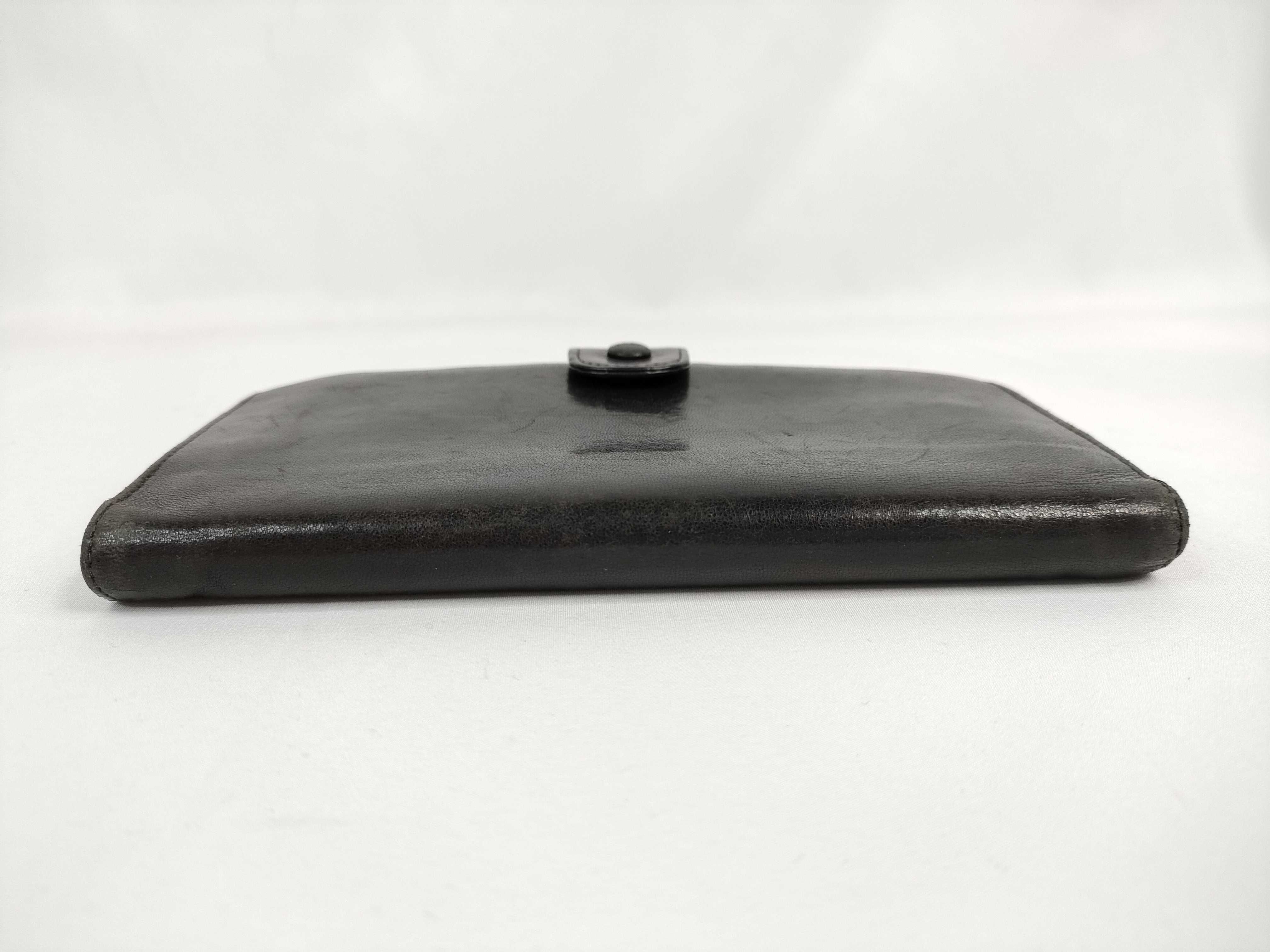 Lambskin Coco Mark Clasp Long Wallet Billfold — view 3