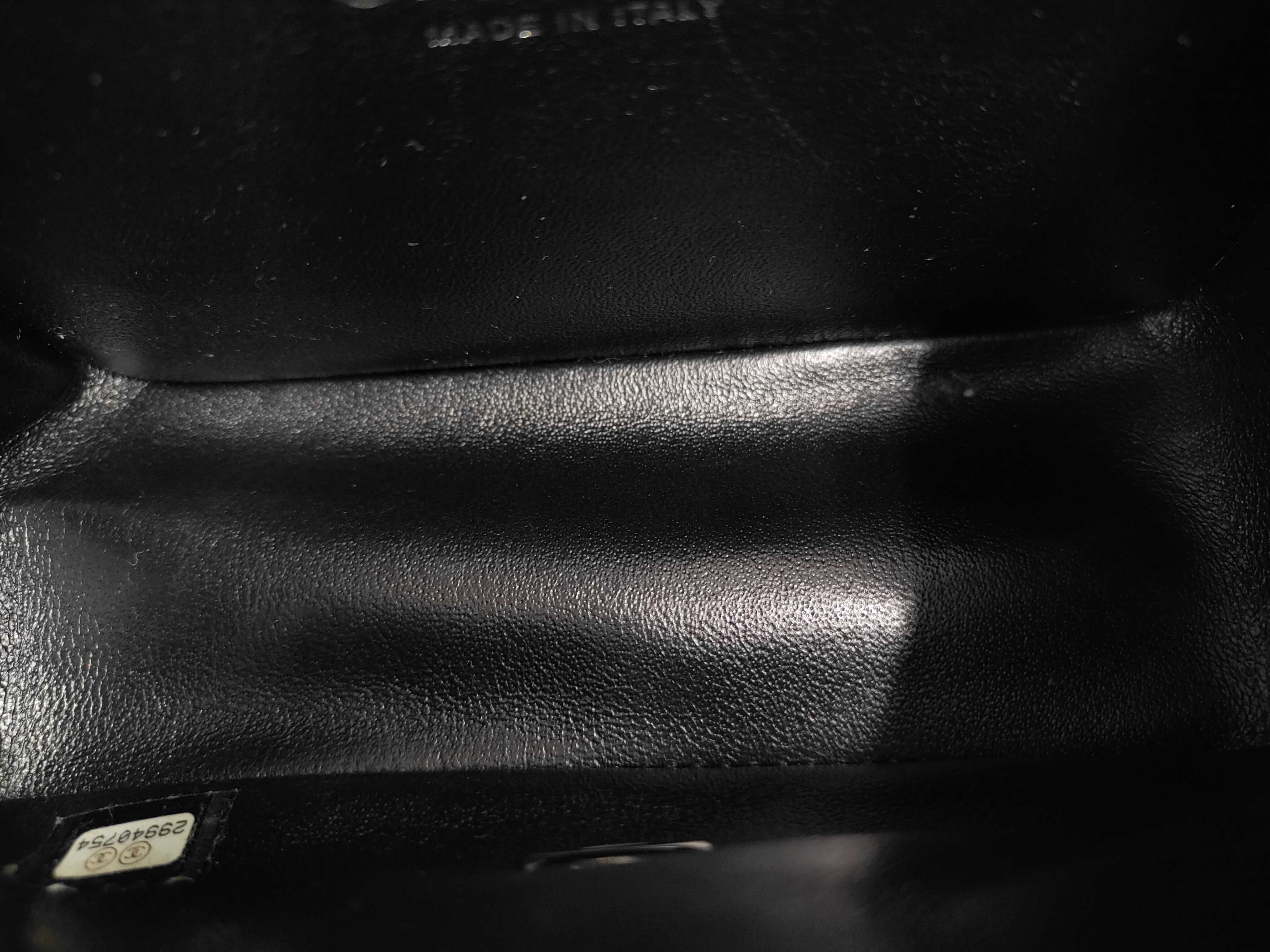 Mini Matelassé 17 Lambskin Black with Silver Hardware, Serial Number 29, Includes Card Seal, Box, Dust Bag, Shoulder Bag — view 12