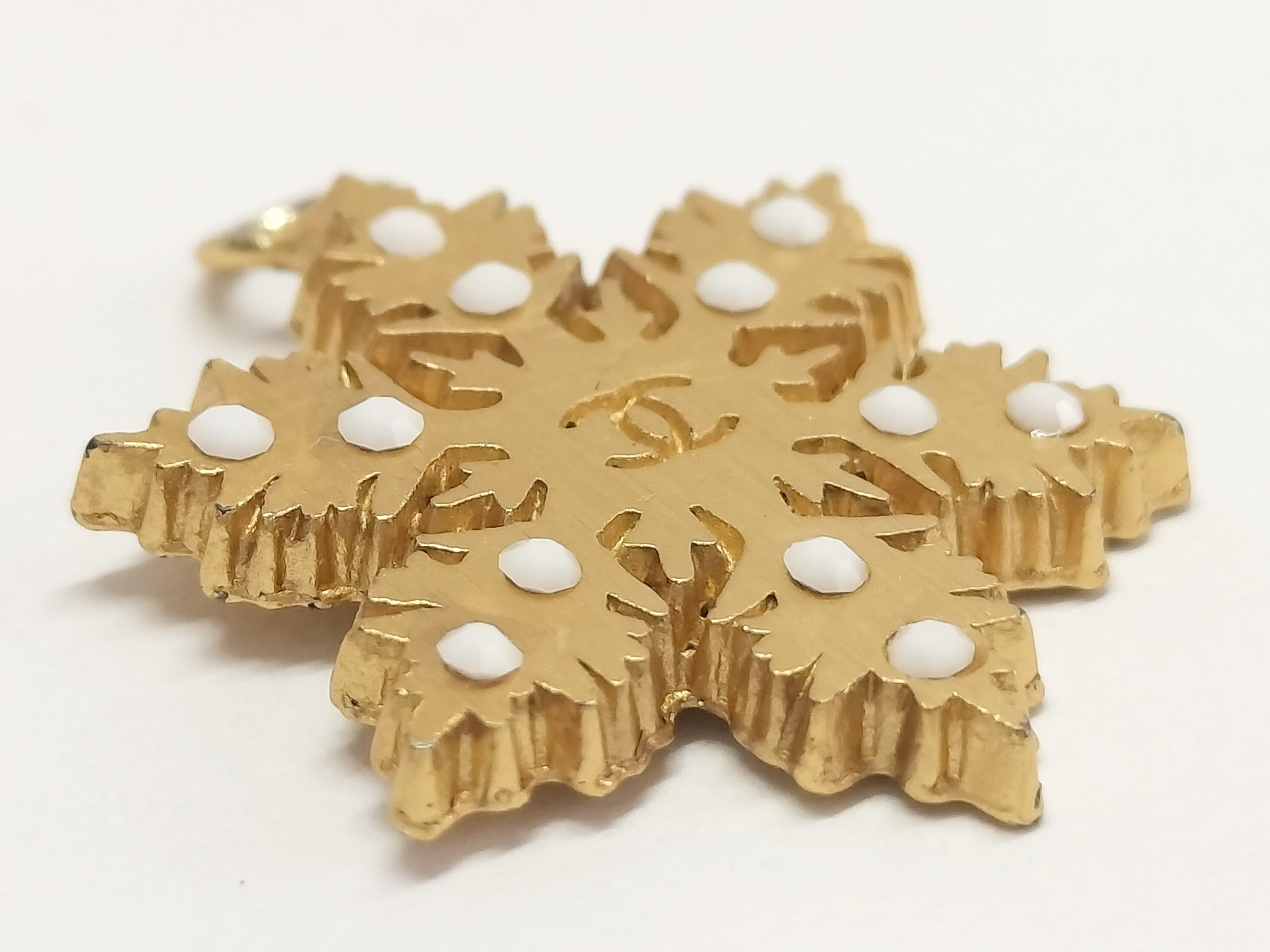 Coco Snow Gold Earrings — view 6