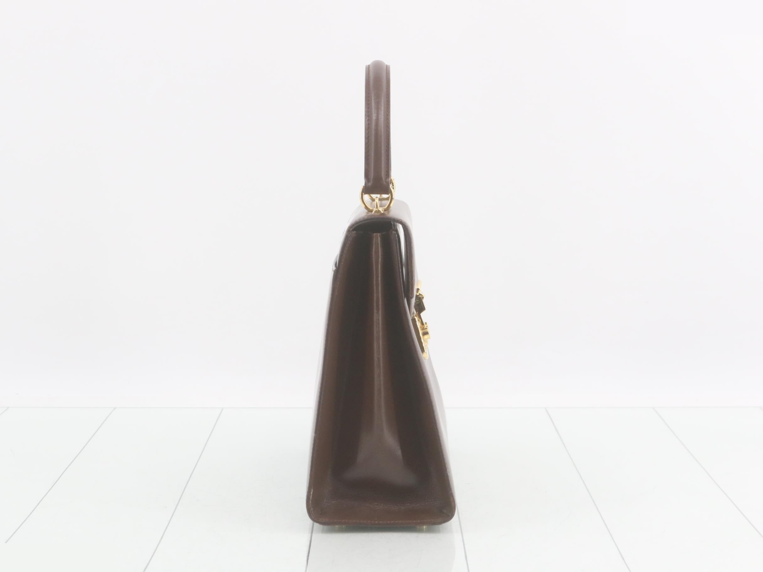 Lady Lock Leather Handbag — view 4