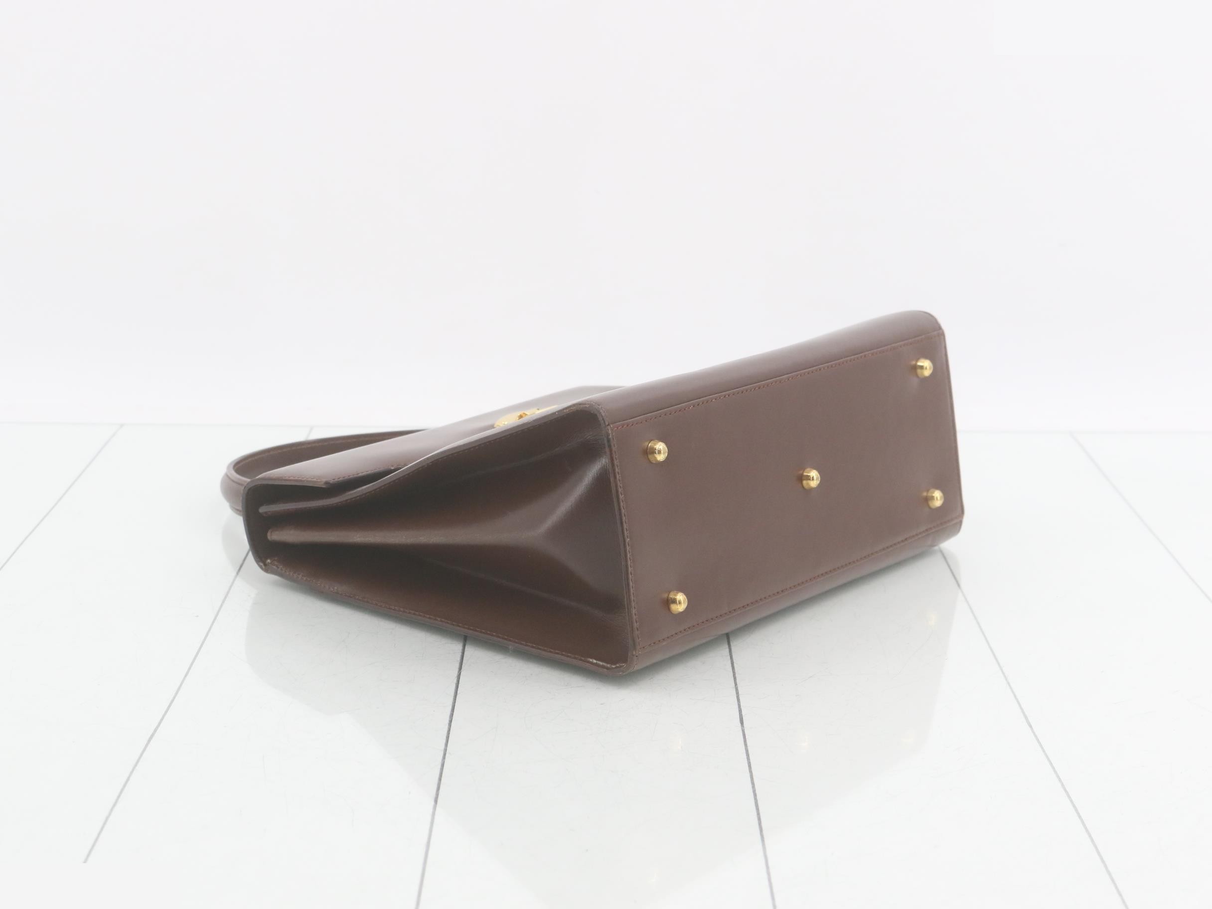 Lady Lock Leather Handbag — view 5