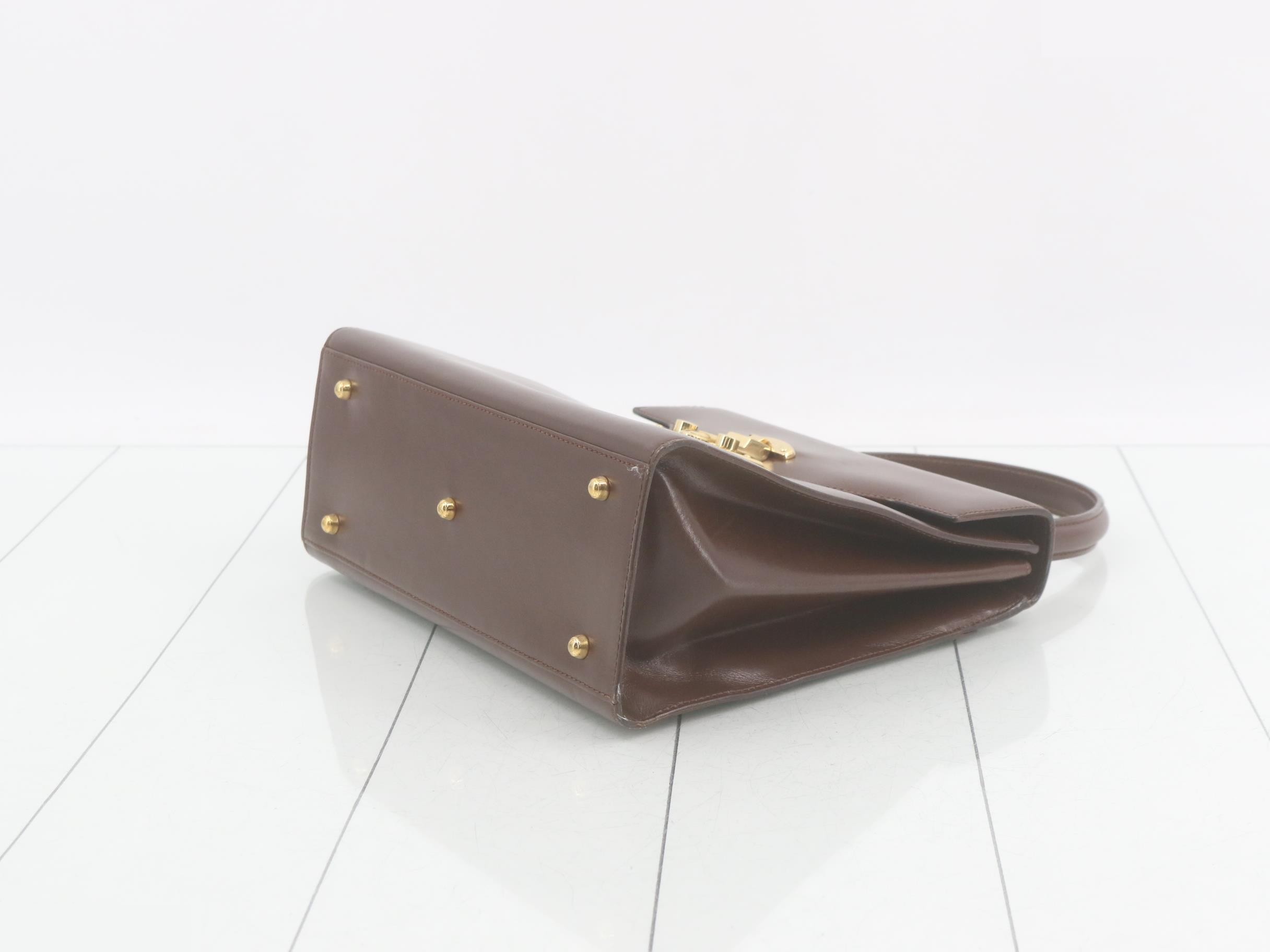 Lady Lock Leather Handbag — view 6