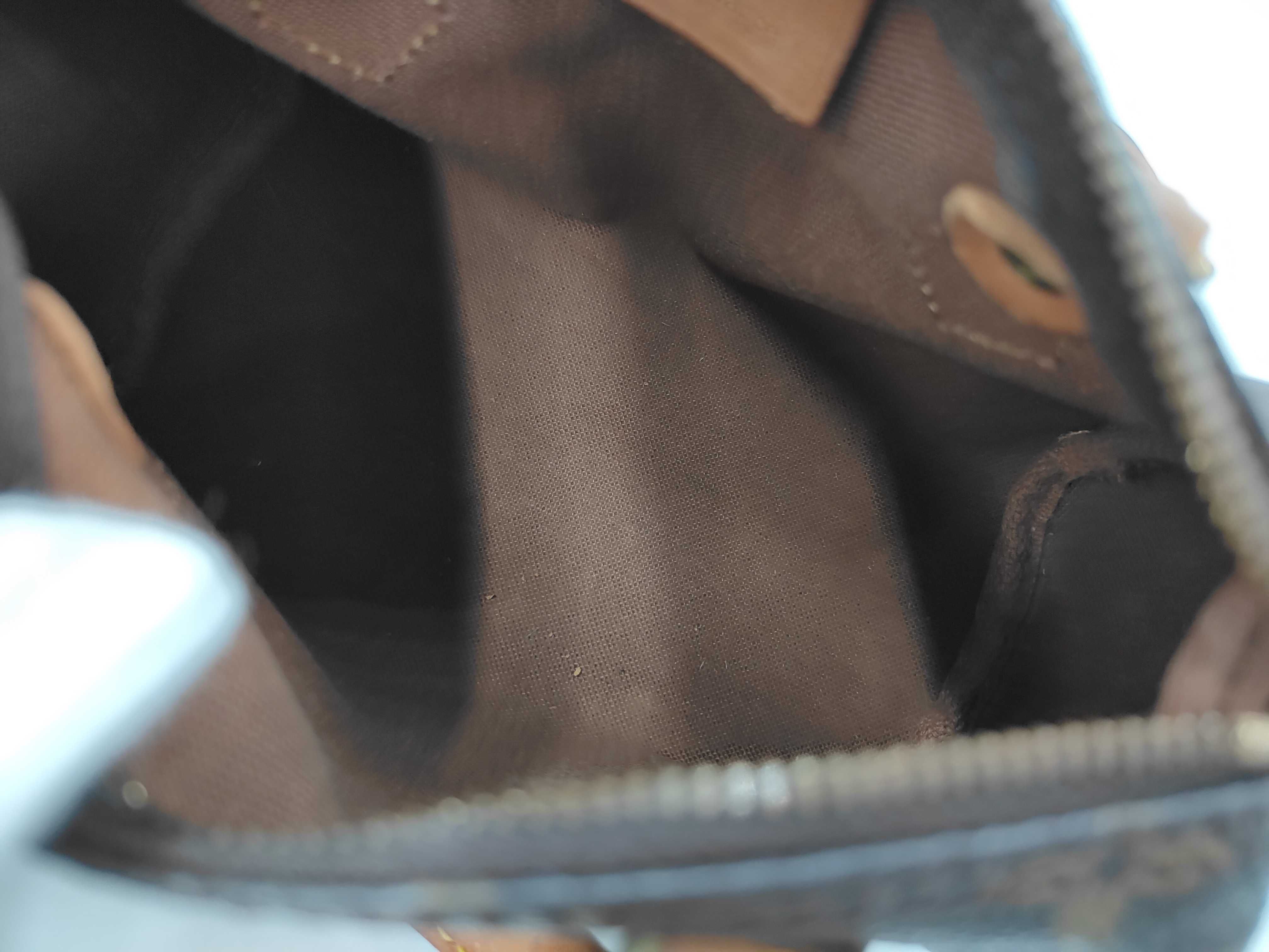 Monogram Mini Speedy Handbag with Strap — view 9