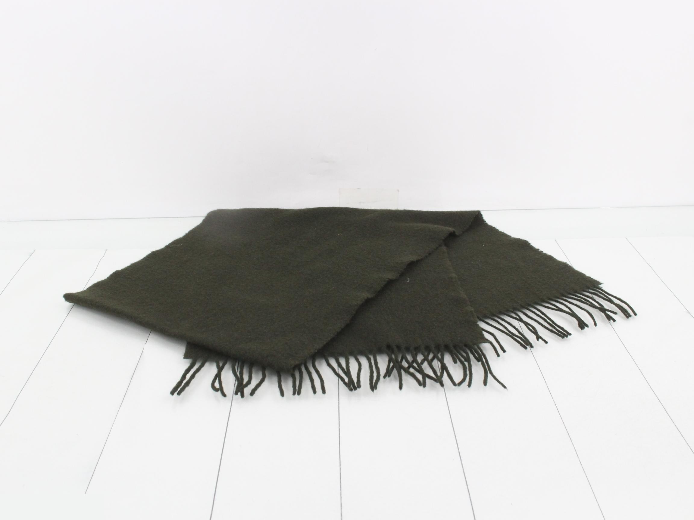 Scarf - Green - 60% Cashmere, 40% Wool — view 3