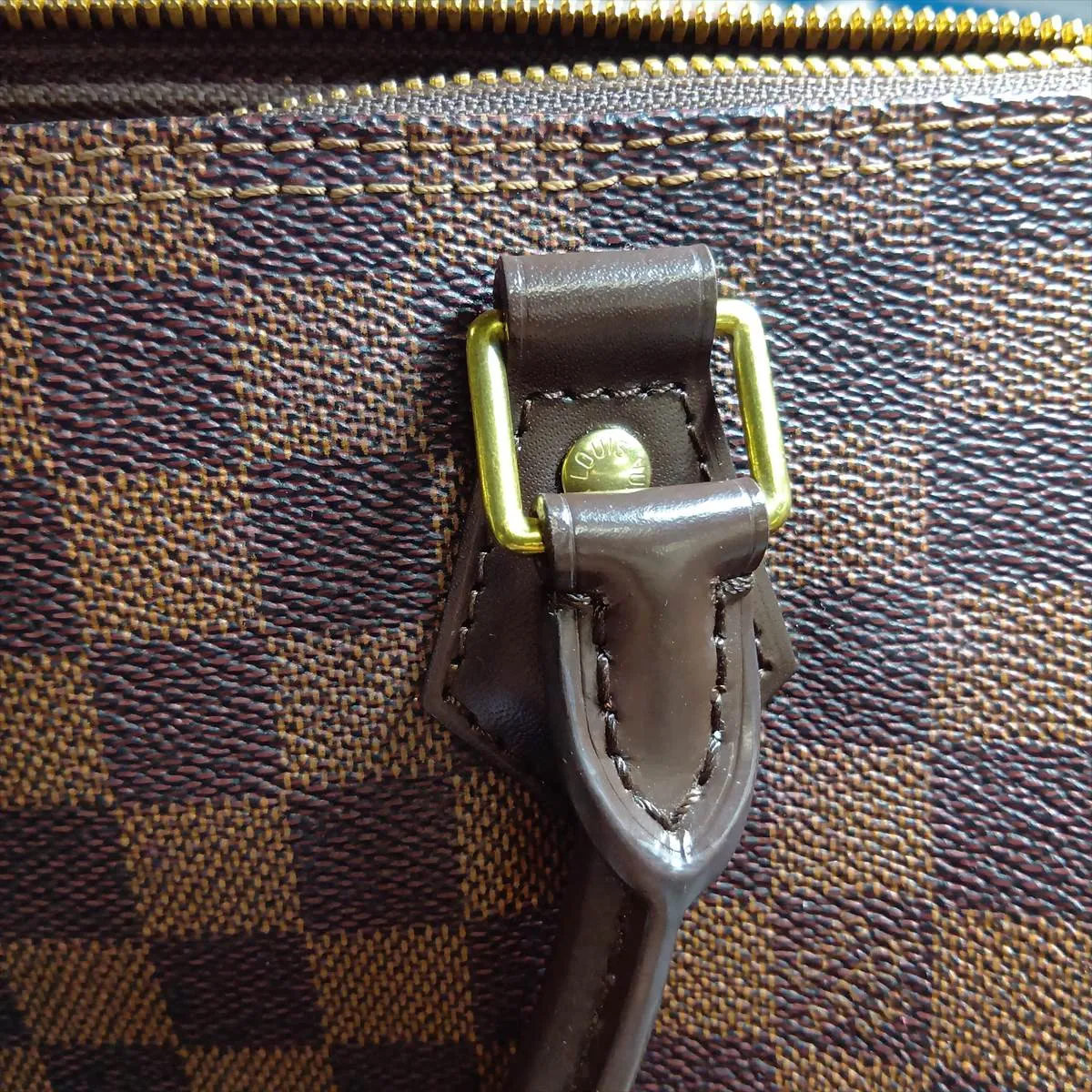 Damier Speedy Bandouliere 30 N41367 FO2166 Brown — view 12
