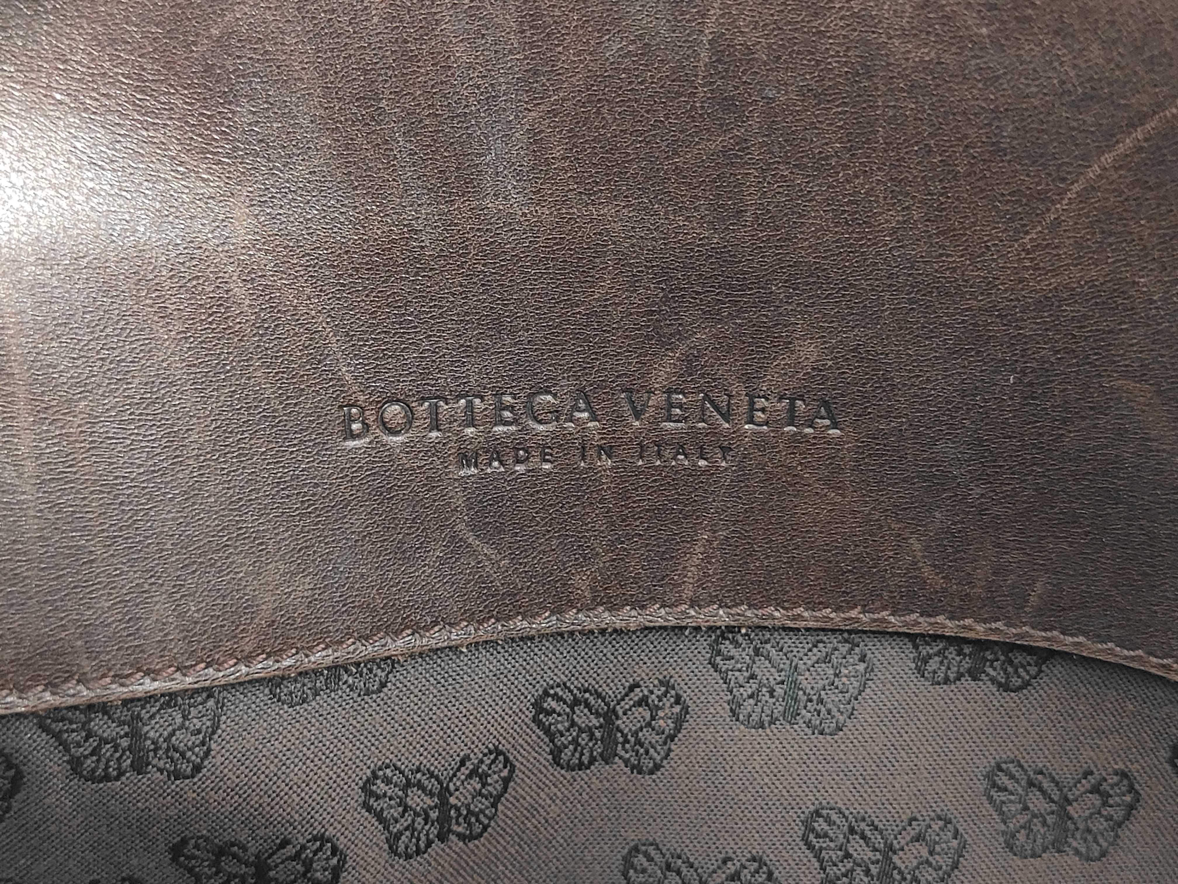 Butterfly Pattern Tote Bag, Brown Tote Bag — view 10
