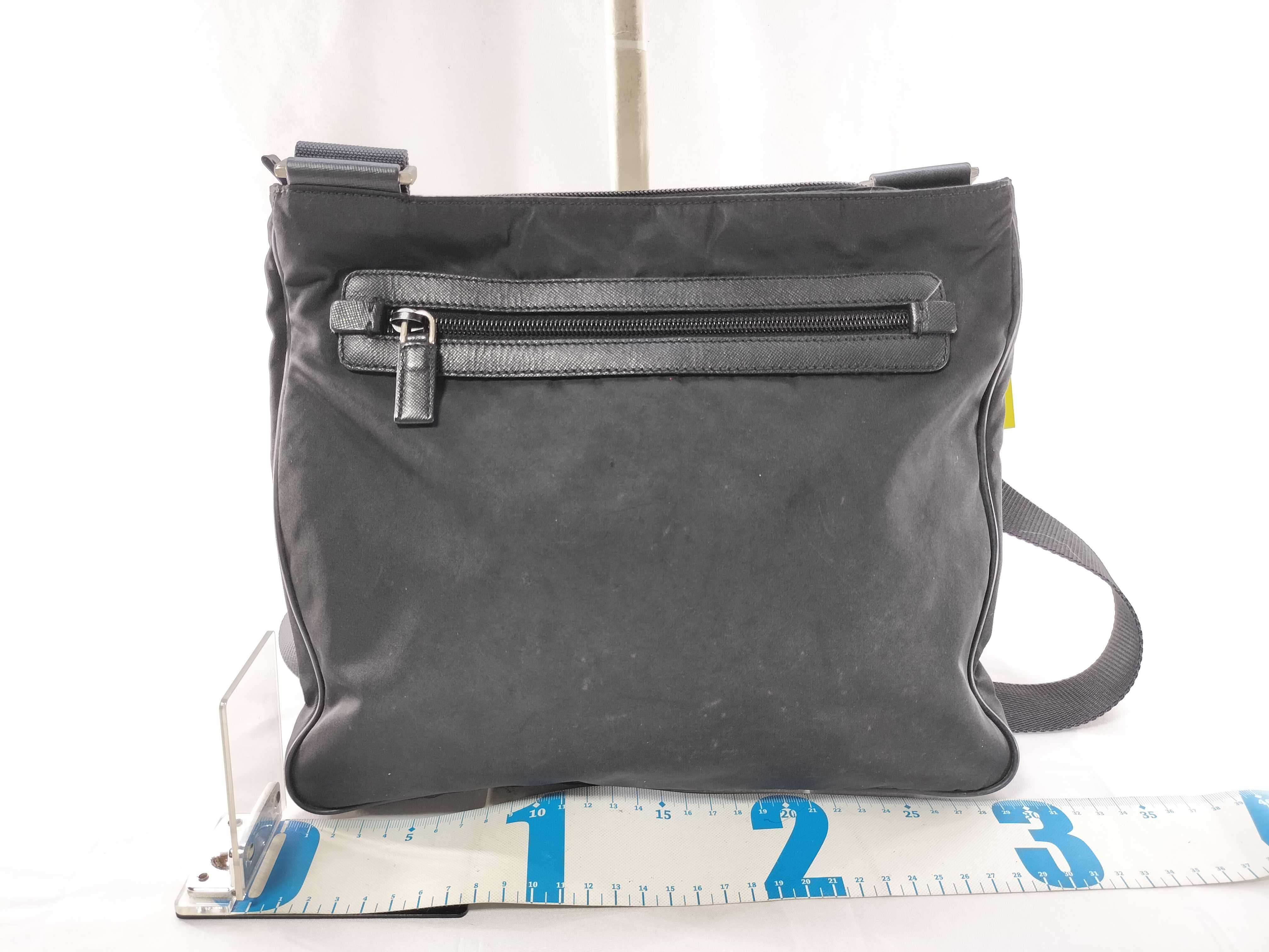 Nylon Black Shoulder Bag — view 2