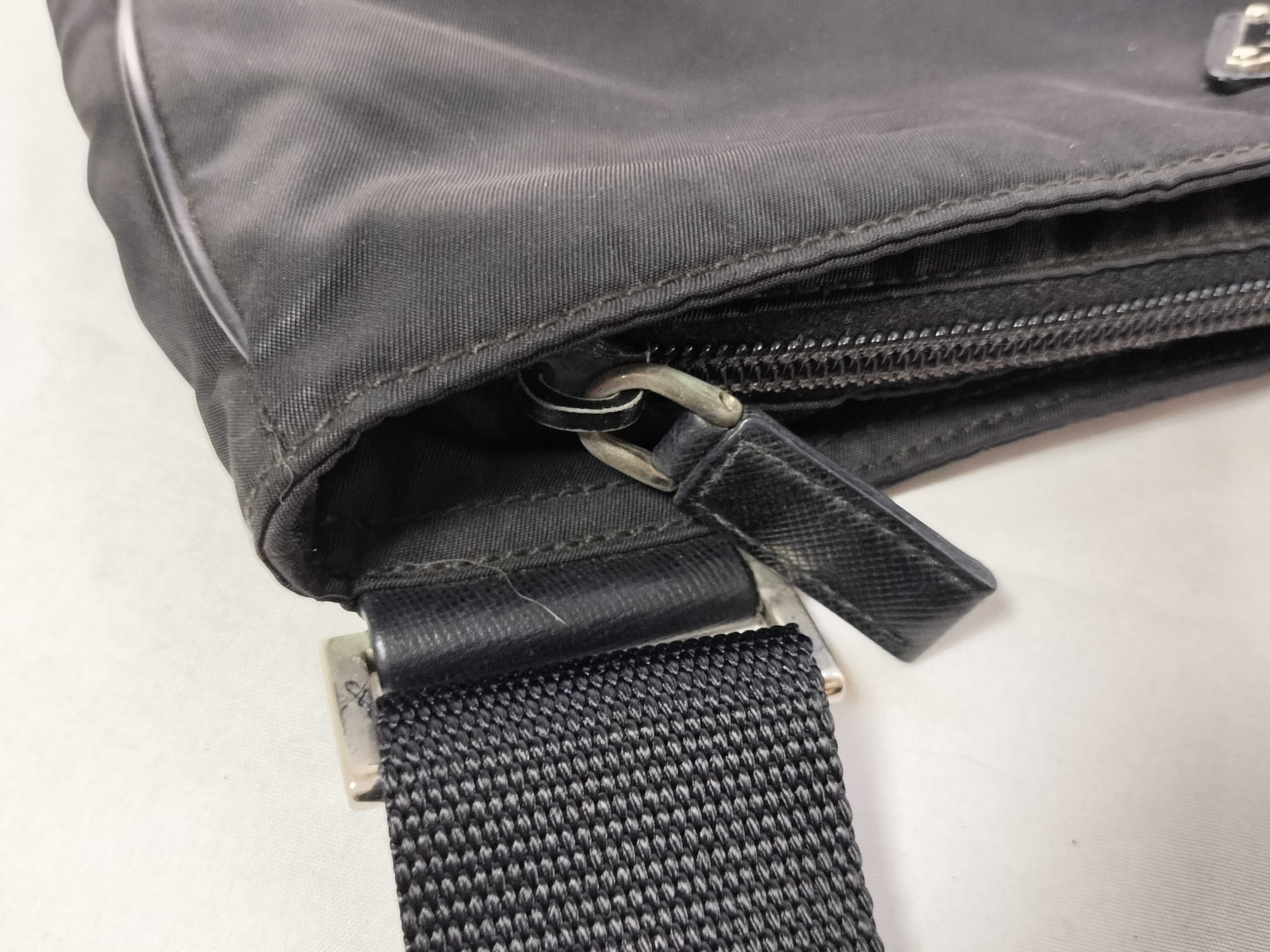 Nylon Black Shoulder Bag — view 13