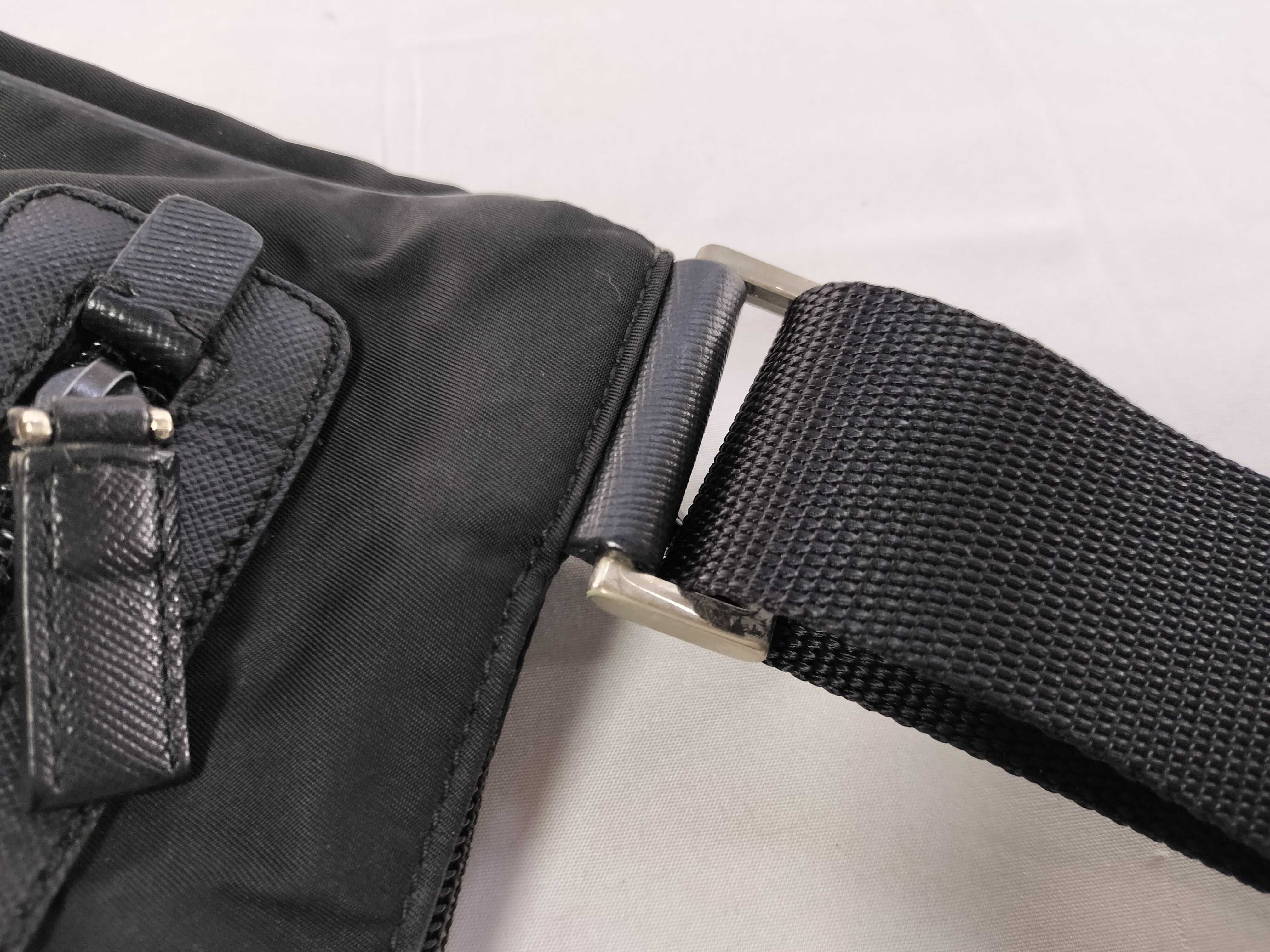 Nylon Black Shoulder Bag — view 5