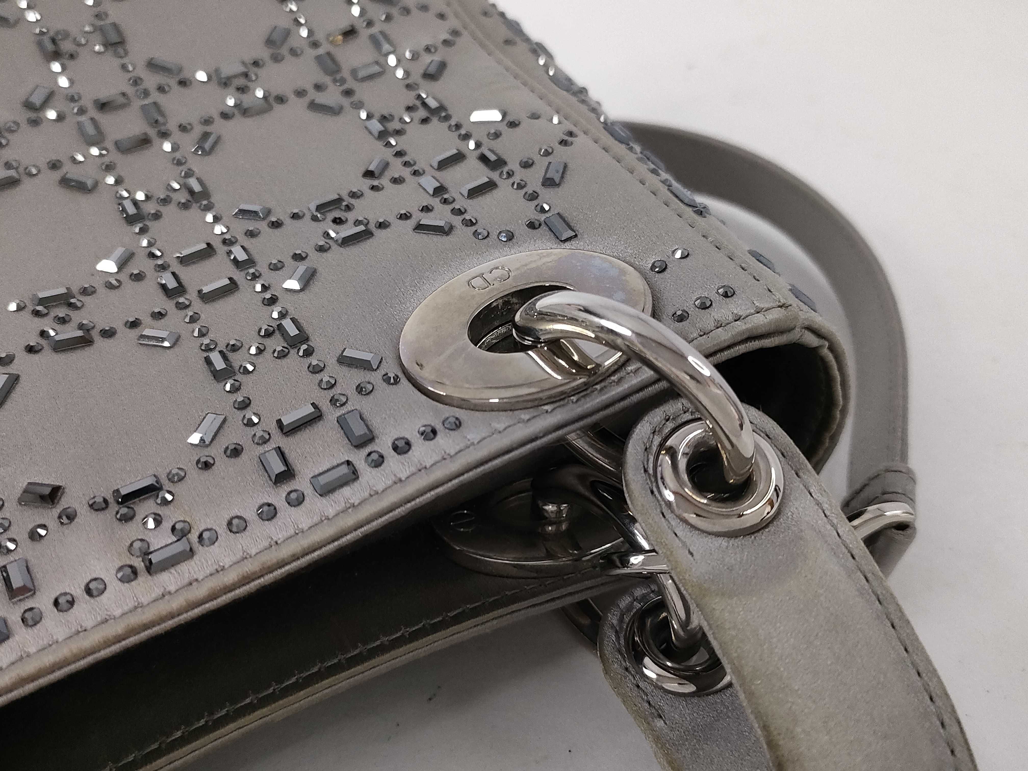 Lady Dior Satin 2-way Beaded Lady Handbag — view 5