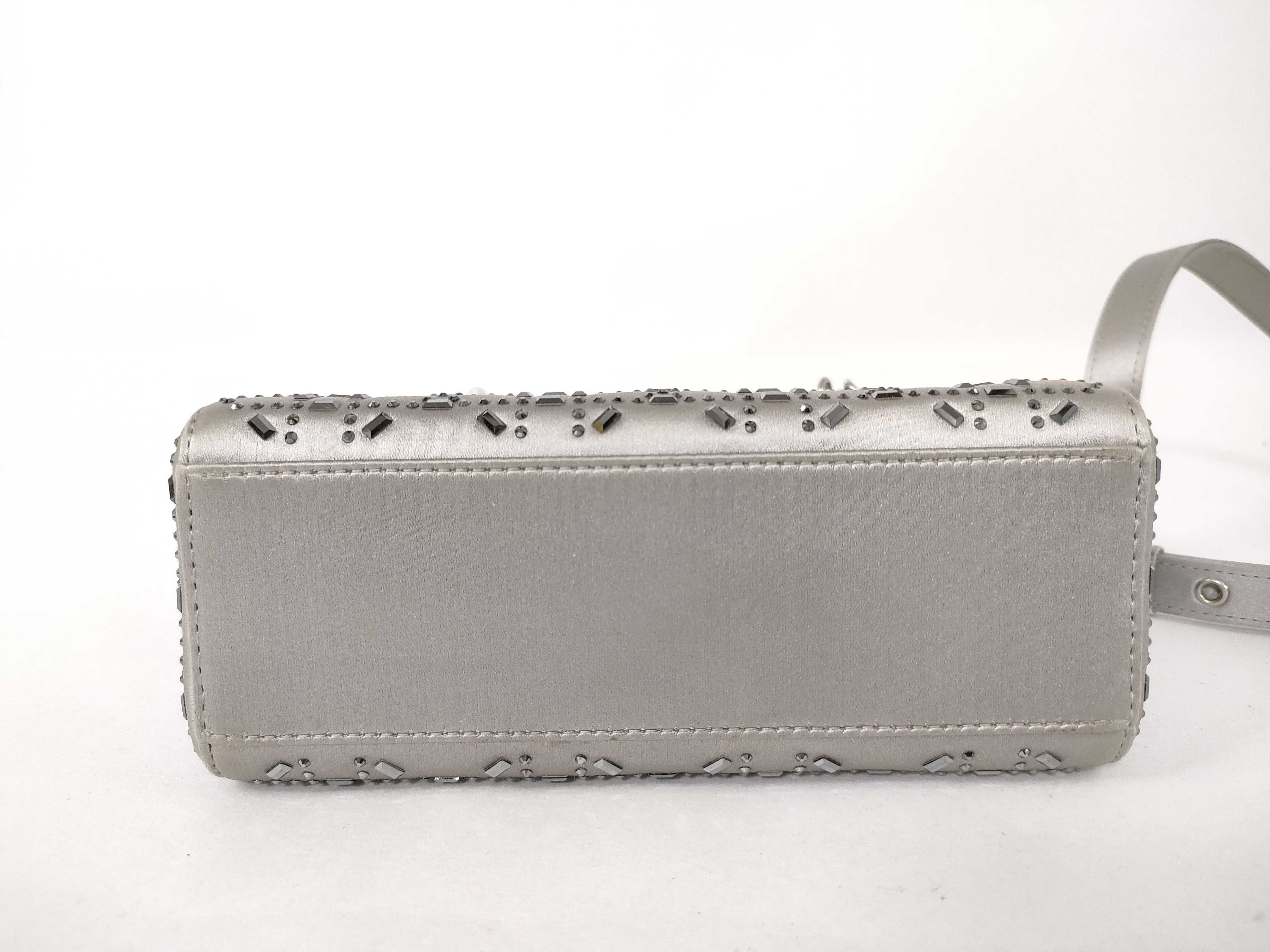 Lady Dior Satin 2-way Beaded Lady Handbag — view 8