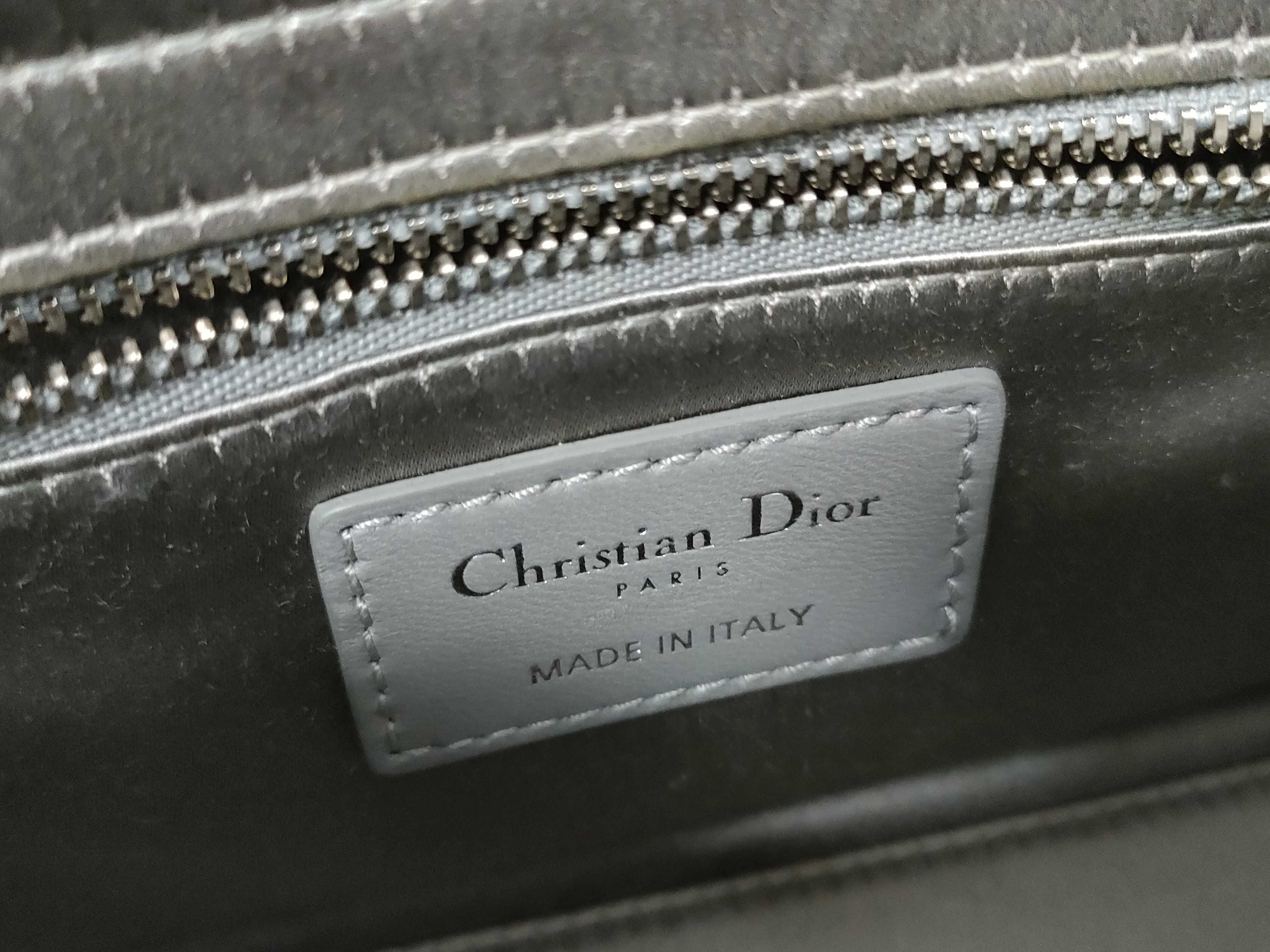 Lady Dior Satin 2-way Beaded Lady Handbag — view 10