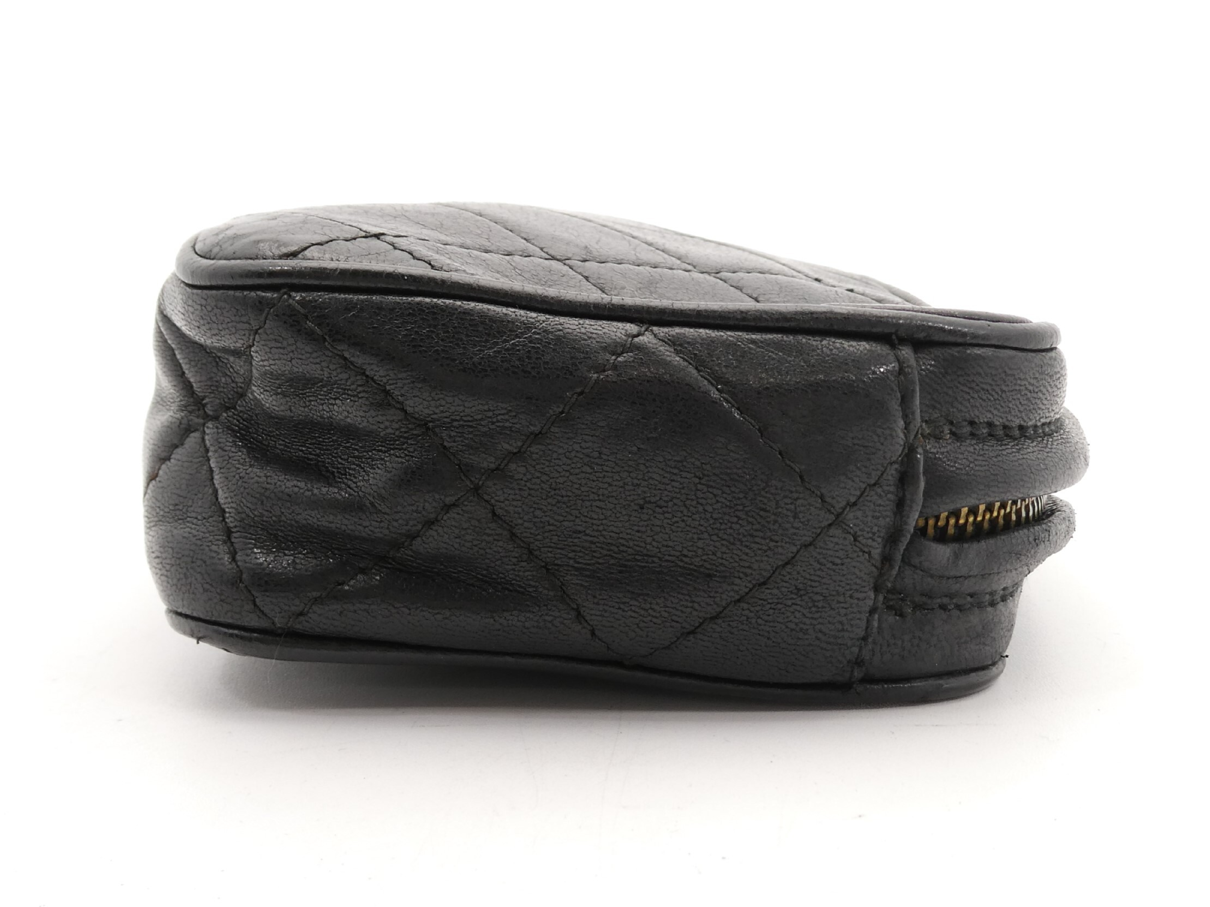 Matelassé Fringe Chain Pouch — view 3