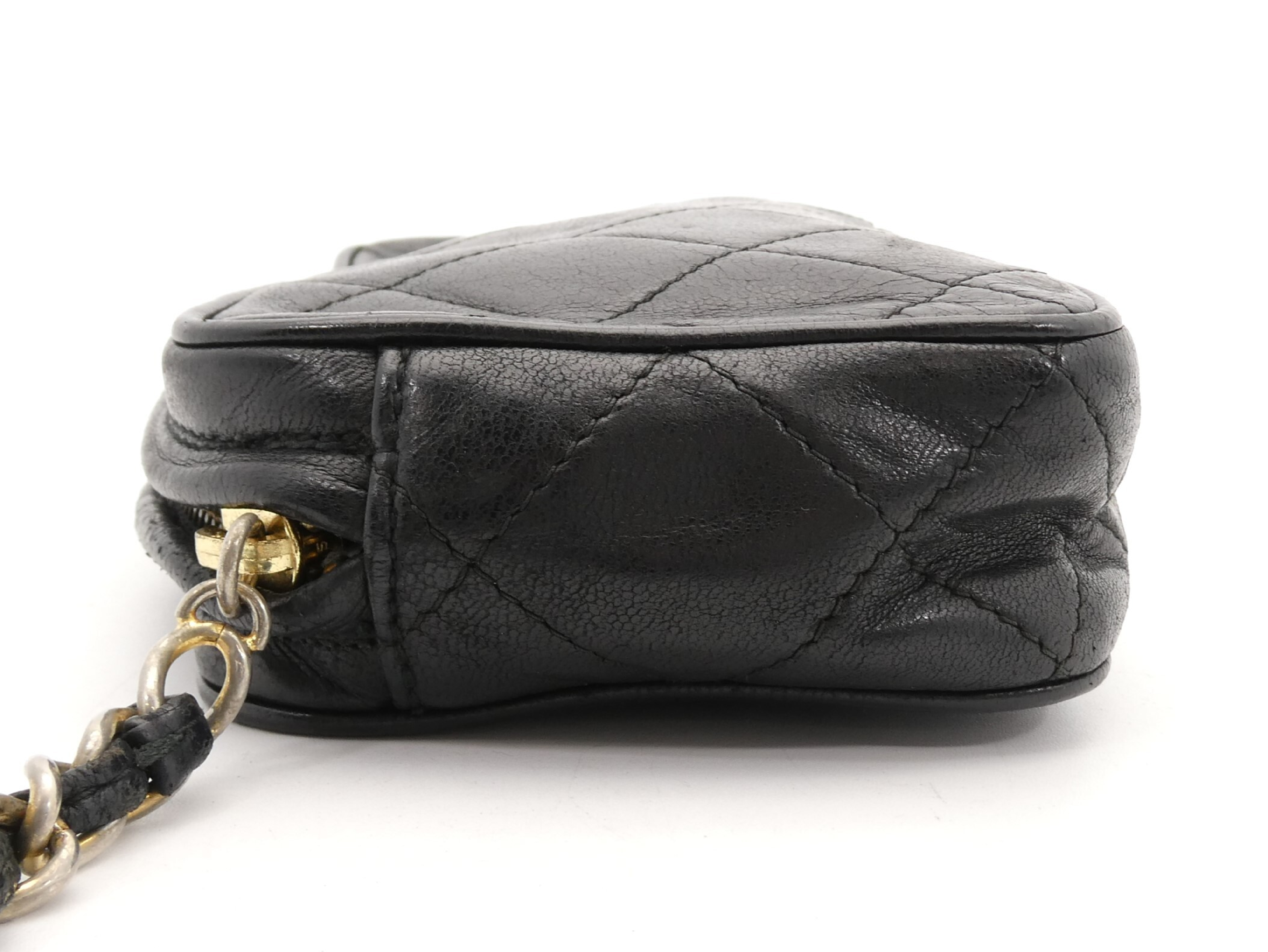 Matelassé Fringe Chain Pouch — view 4
