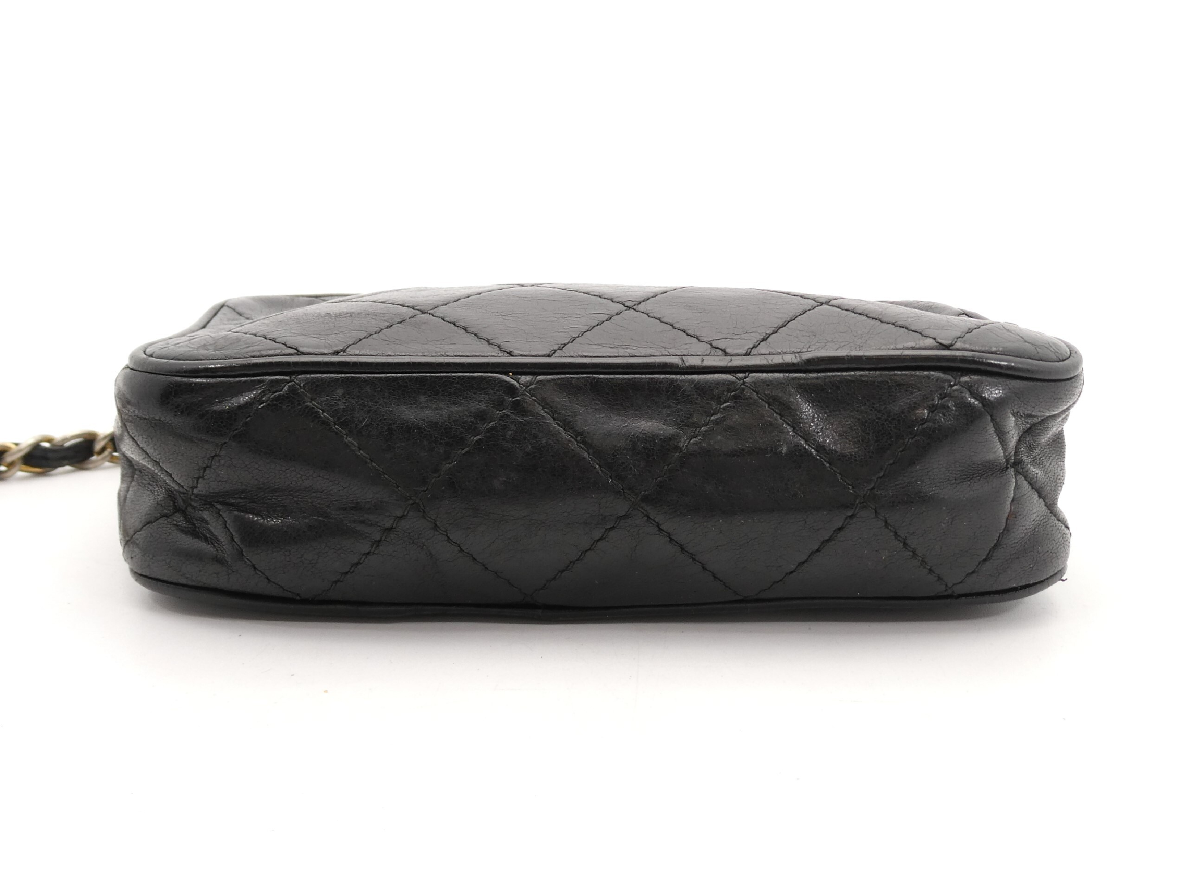 Matelassé Fringe Chain Pouch — view 5