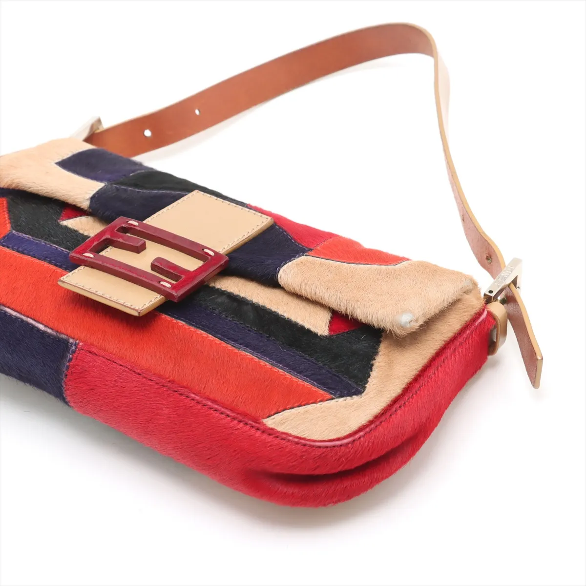 Mamma Bucket Haraco x Leather Shoulder Bag Multicolor 26424 — view 3