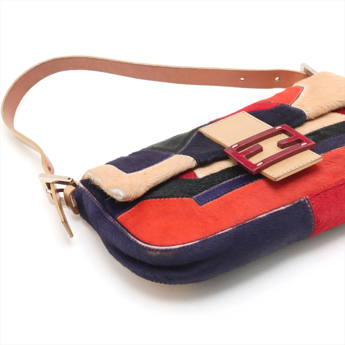 Mamma Bucket Haraco x Leather Shoulder Bag Multicolor 26424 — view 4
