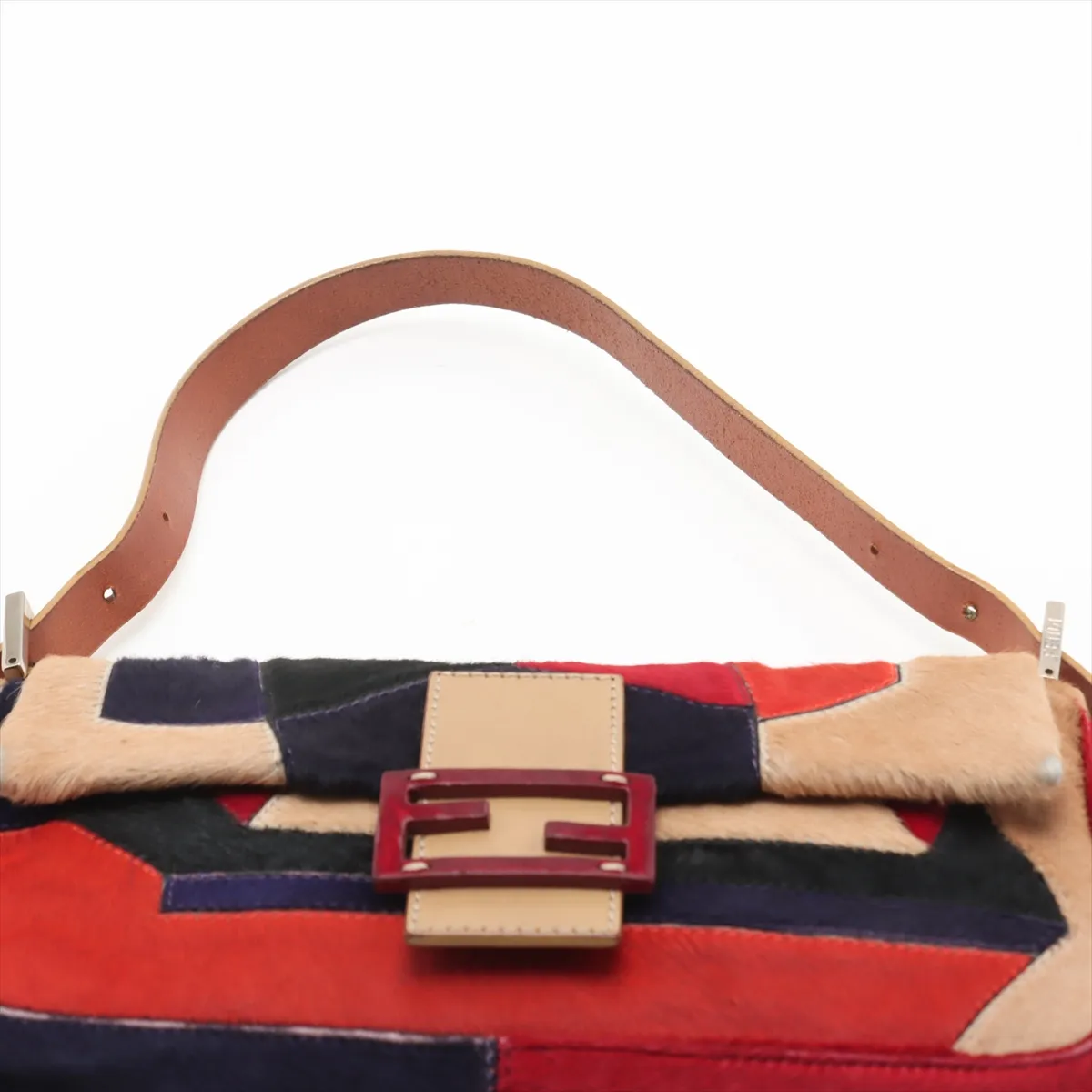 Mamma Bucket Haraco x Leather Shoulder Bag Multicolor 26424 — view 6
