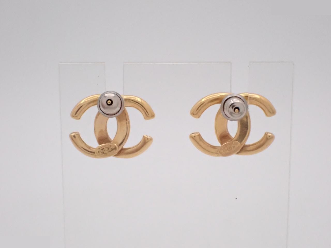 Coco Twisted Gold Earrings — view 2