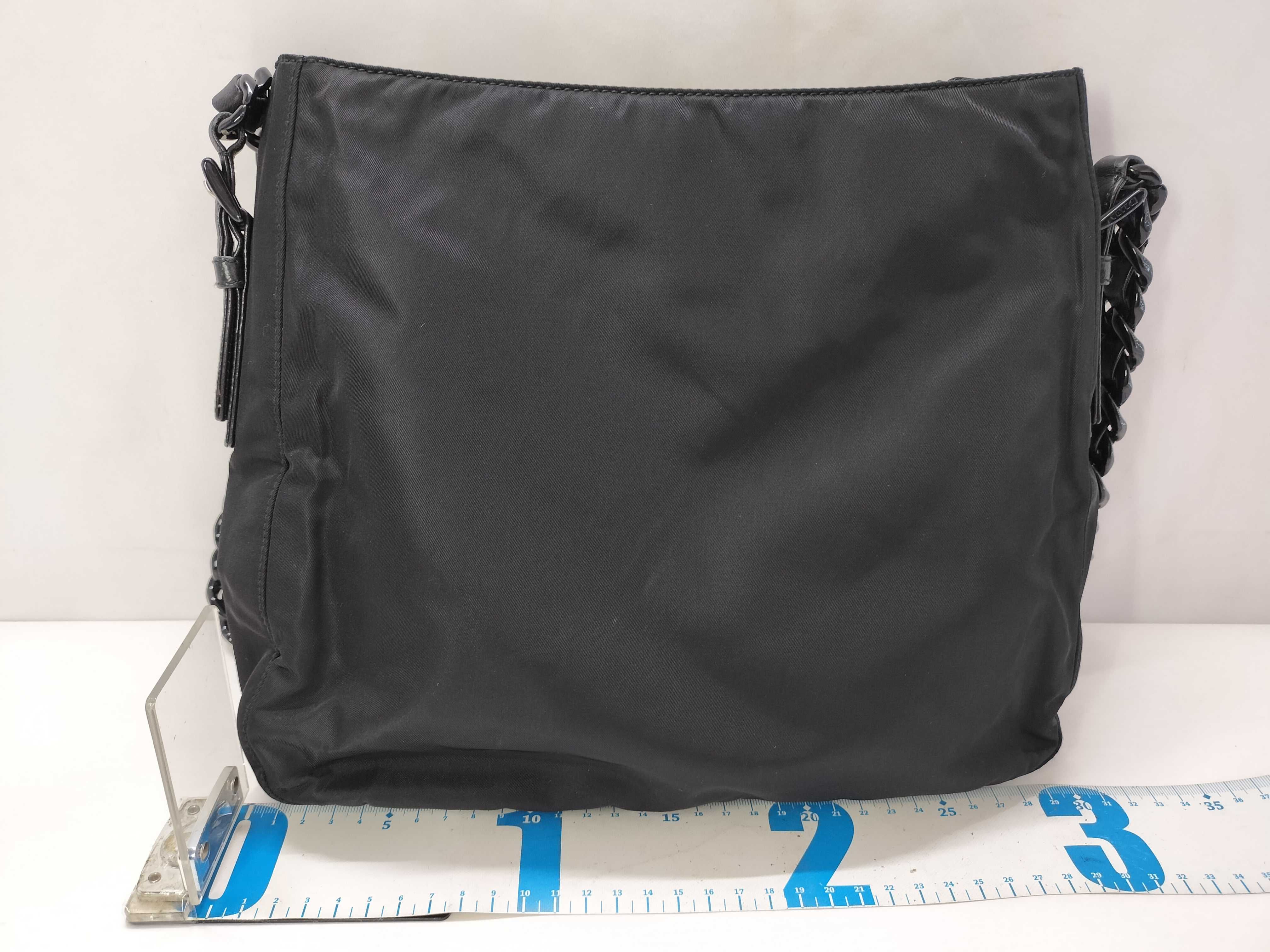 Nylon Prada Nylon Chain Shoulder Bag — view 2