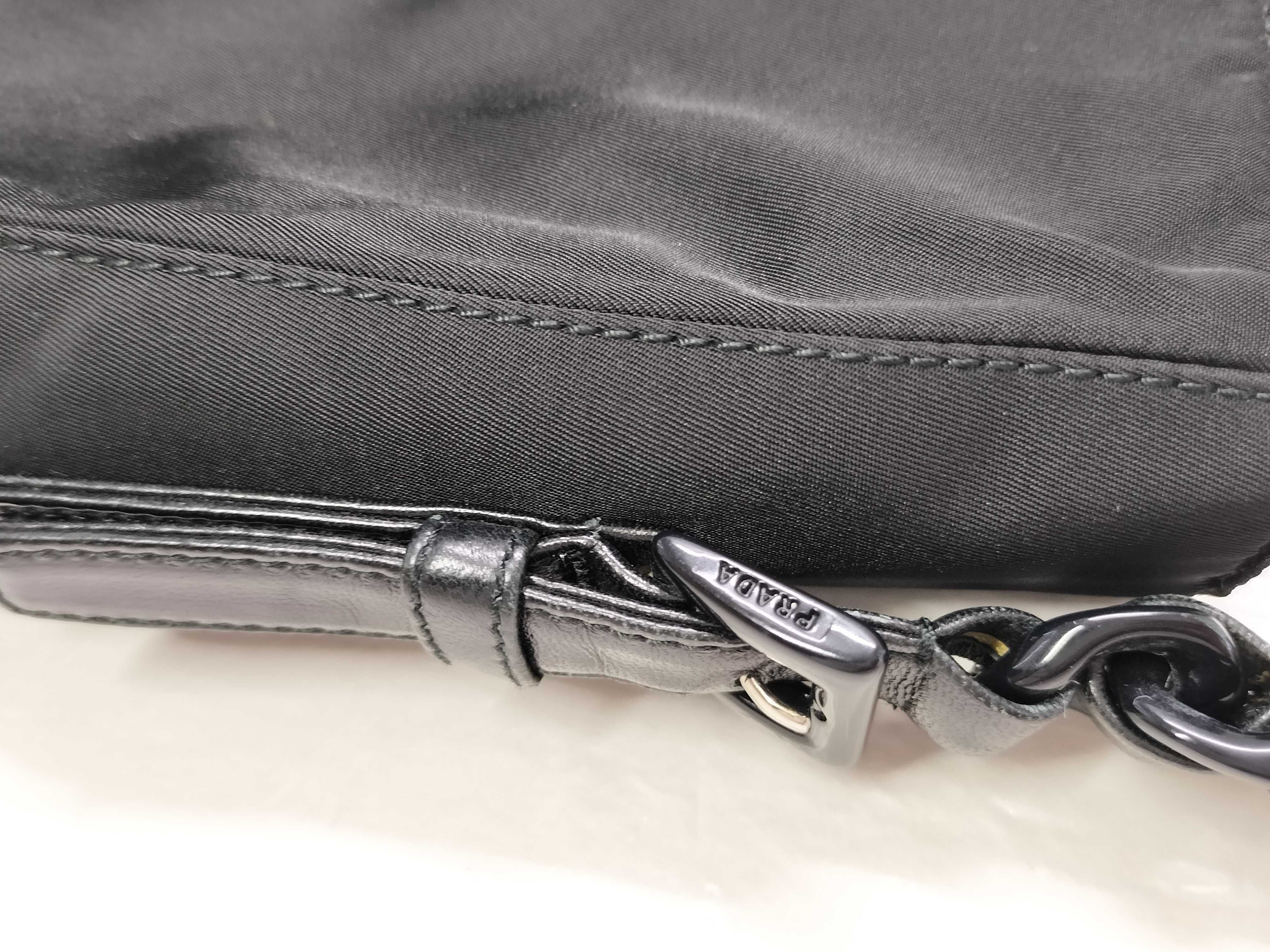 Nylon Prada Nylon Chain Shoulder Bag — view 5