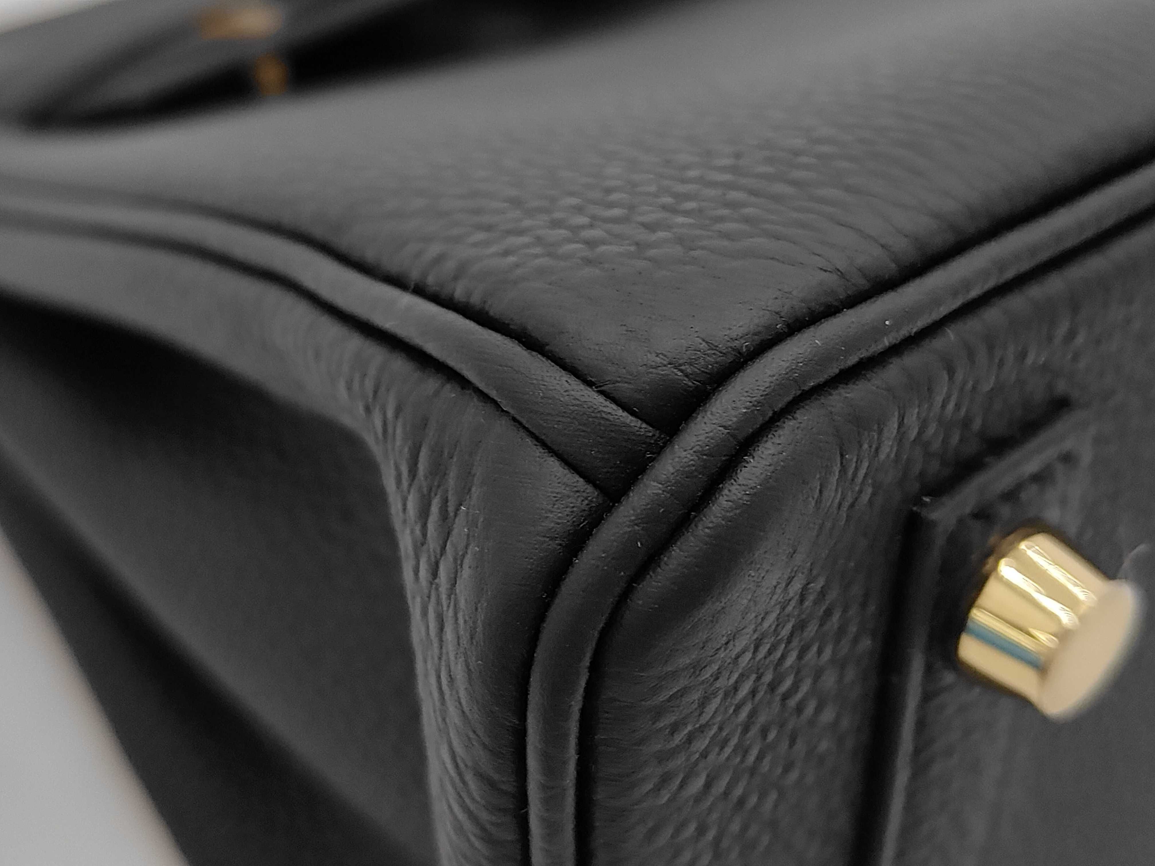 Birkin 25 Togo Black G Stamp Gold Hardware Handbag — view 6