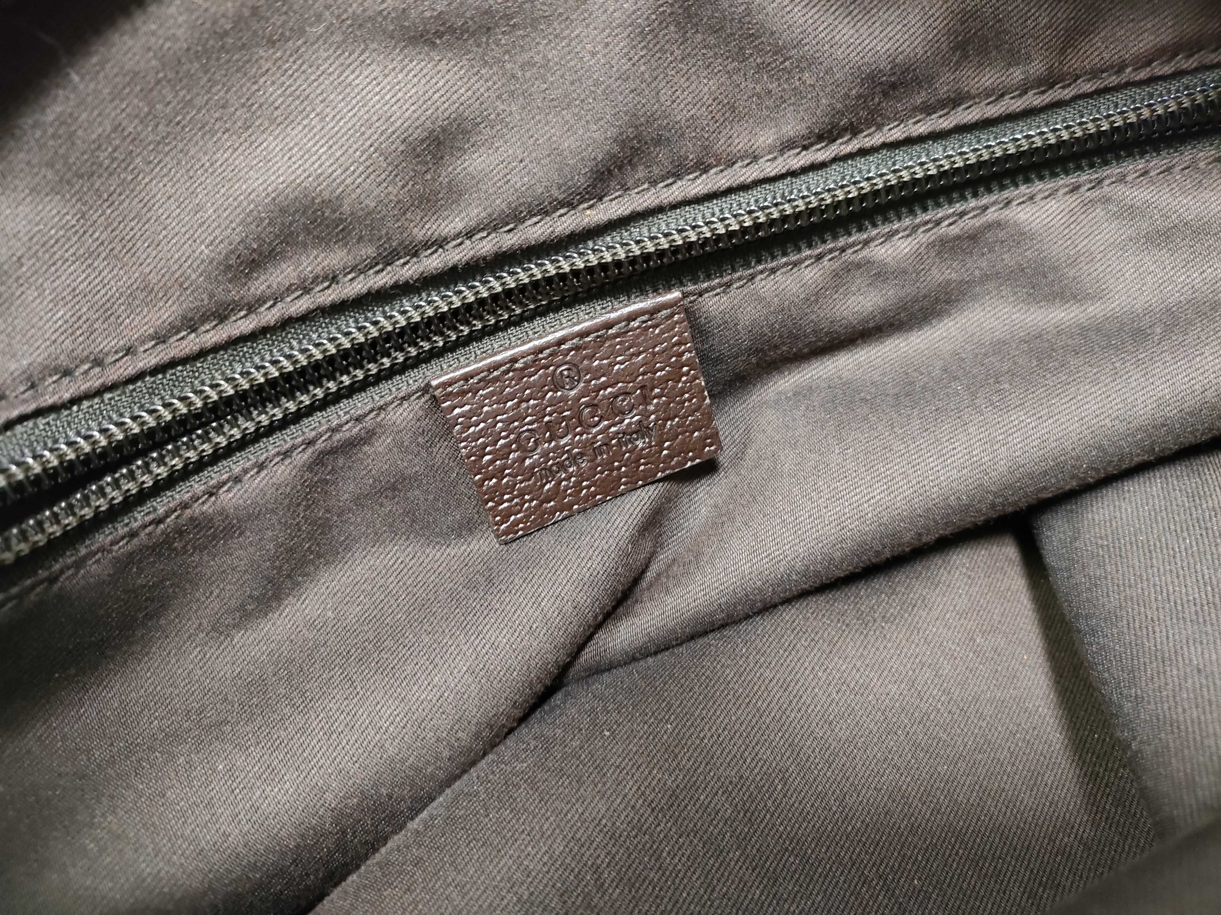 Sherry Tote Bag GG Canvas Leather 131233 506631 Beige Tote Bag — view 14