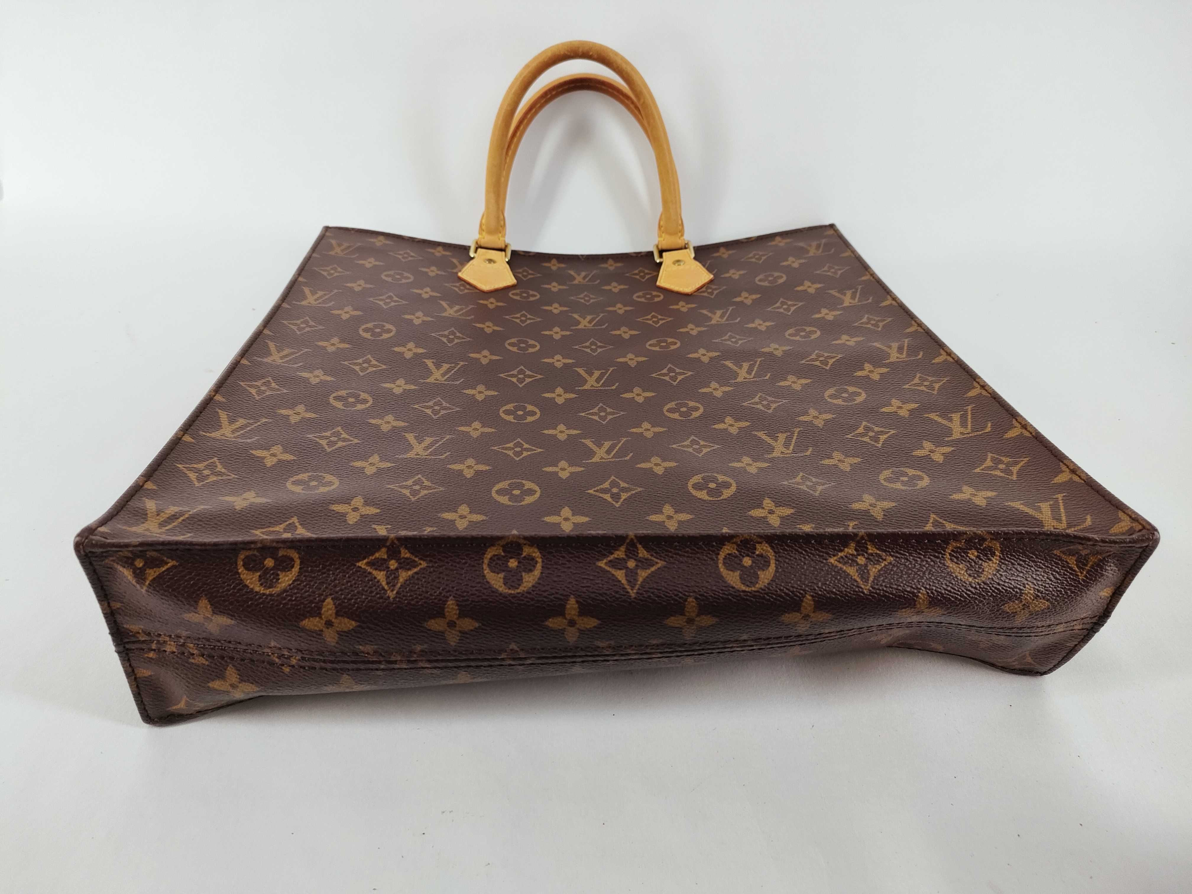 Monogram Louis Vuitton Monogram Sac Plat Tote Bag — view 7