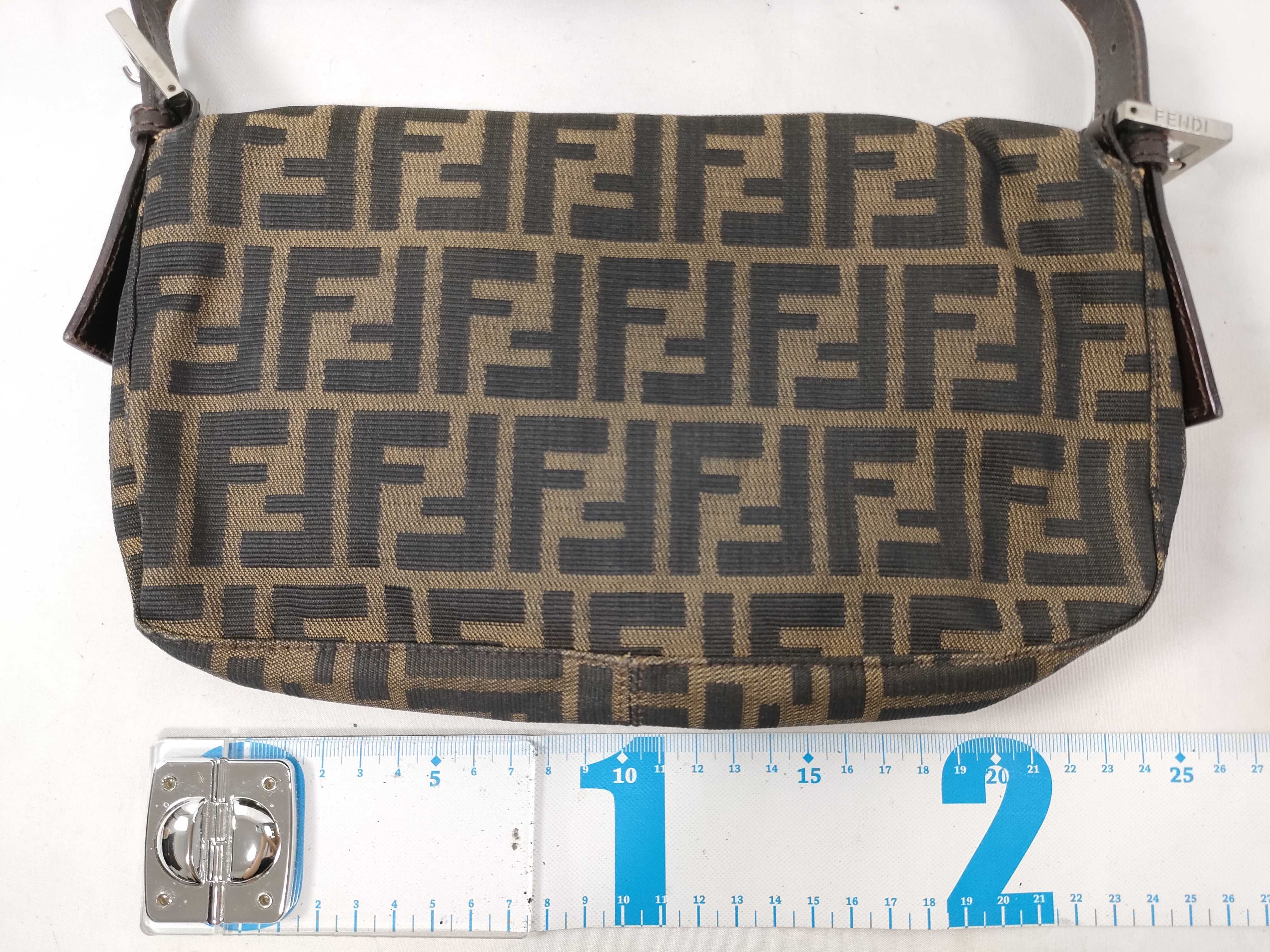 Zucca pattern brown Zucca pattern leather vintage shoulder bag — view 2