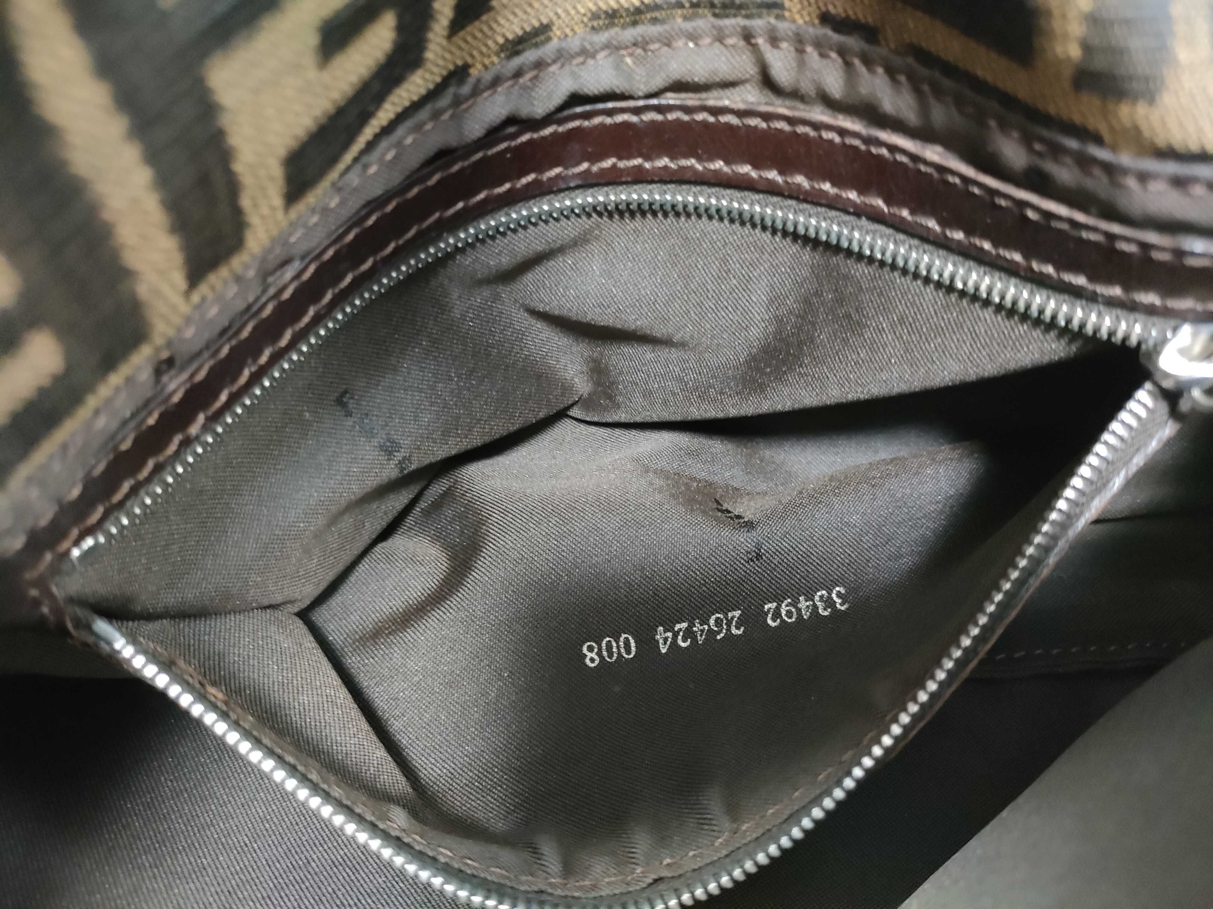 Zucca pattern brown Zucca pattern leather vintage shoulder bag — view 12