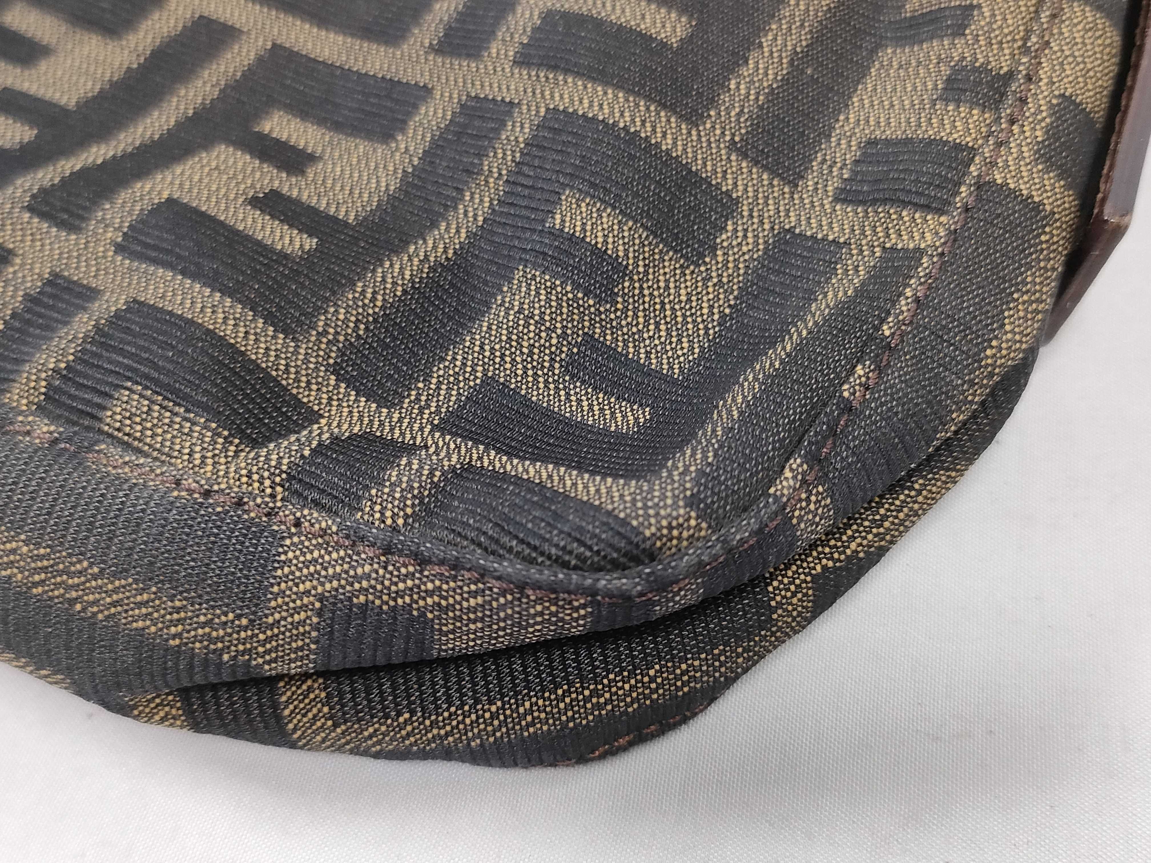 Zucca pattern brown Zucca pattern leather vintage shoulder bag — view 4