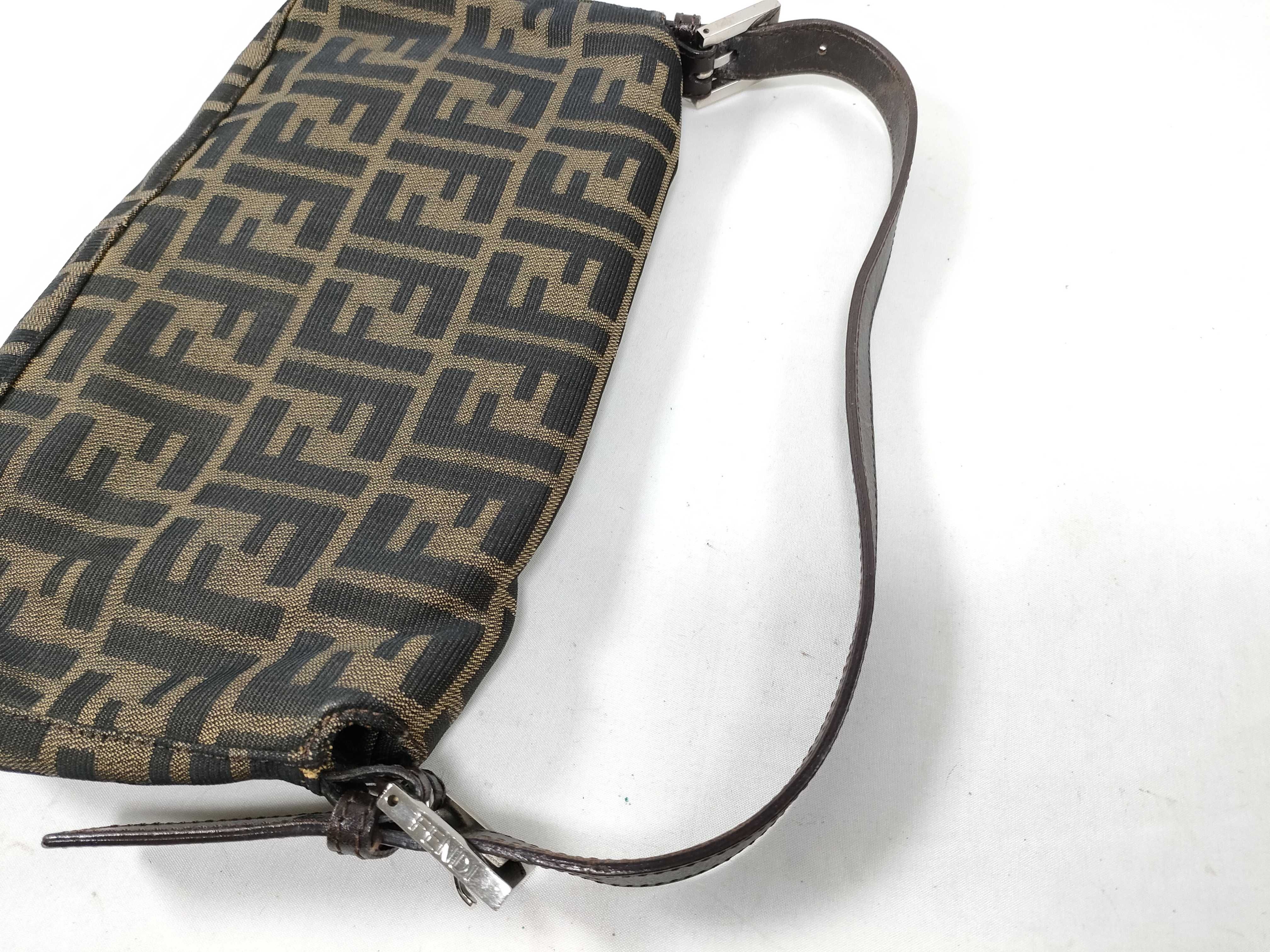Zucca pattern brown Zucca pattern leather vintage shoulder bag — view 5