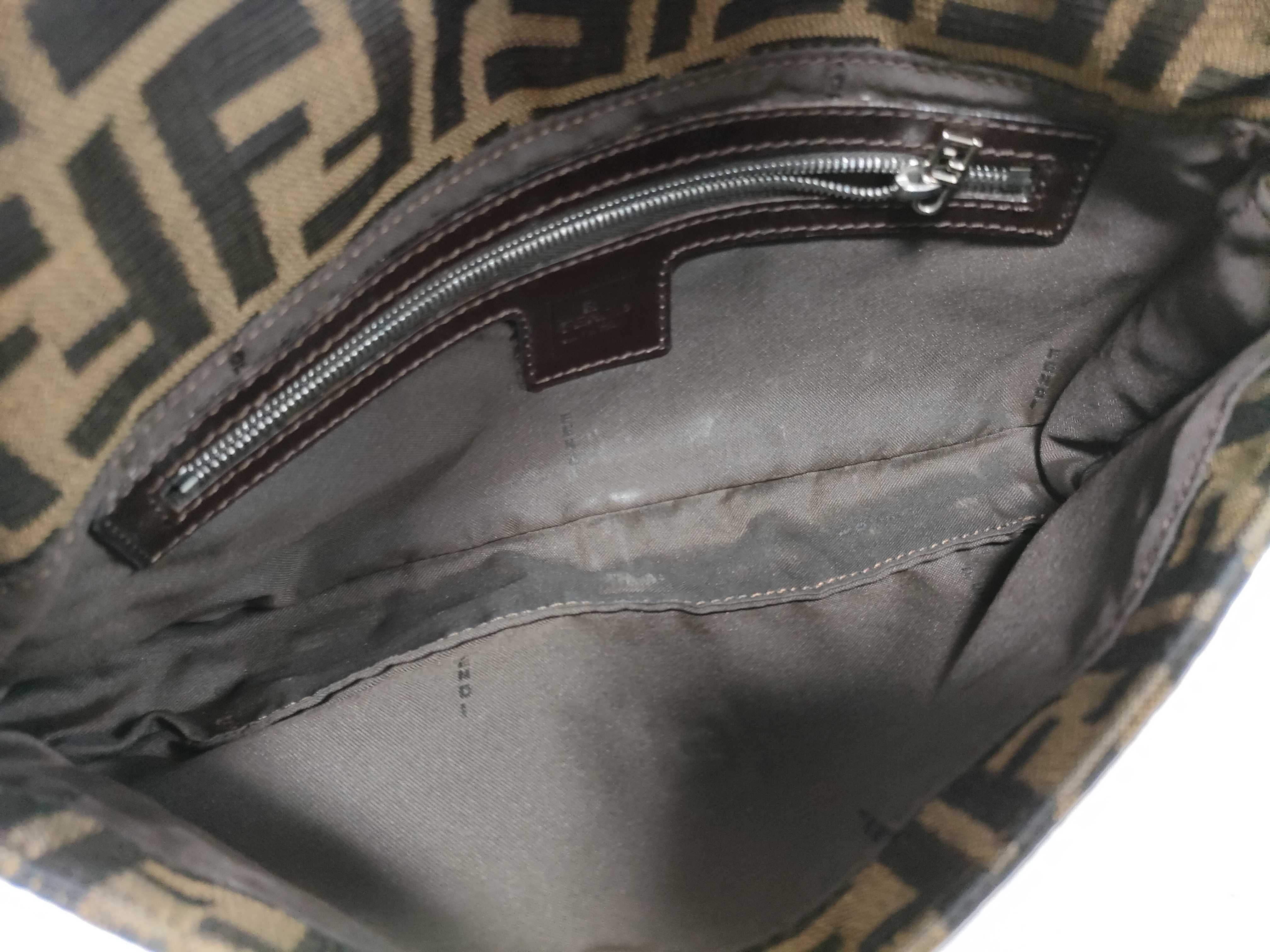 Zucca pattern brown Zucca pattern leather vintage shoulder bag — view 10