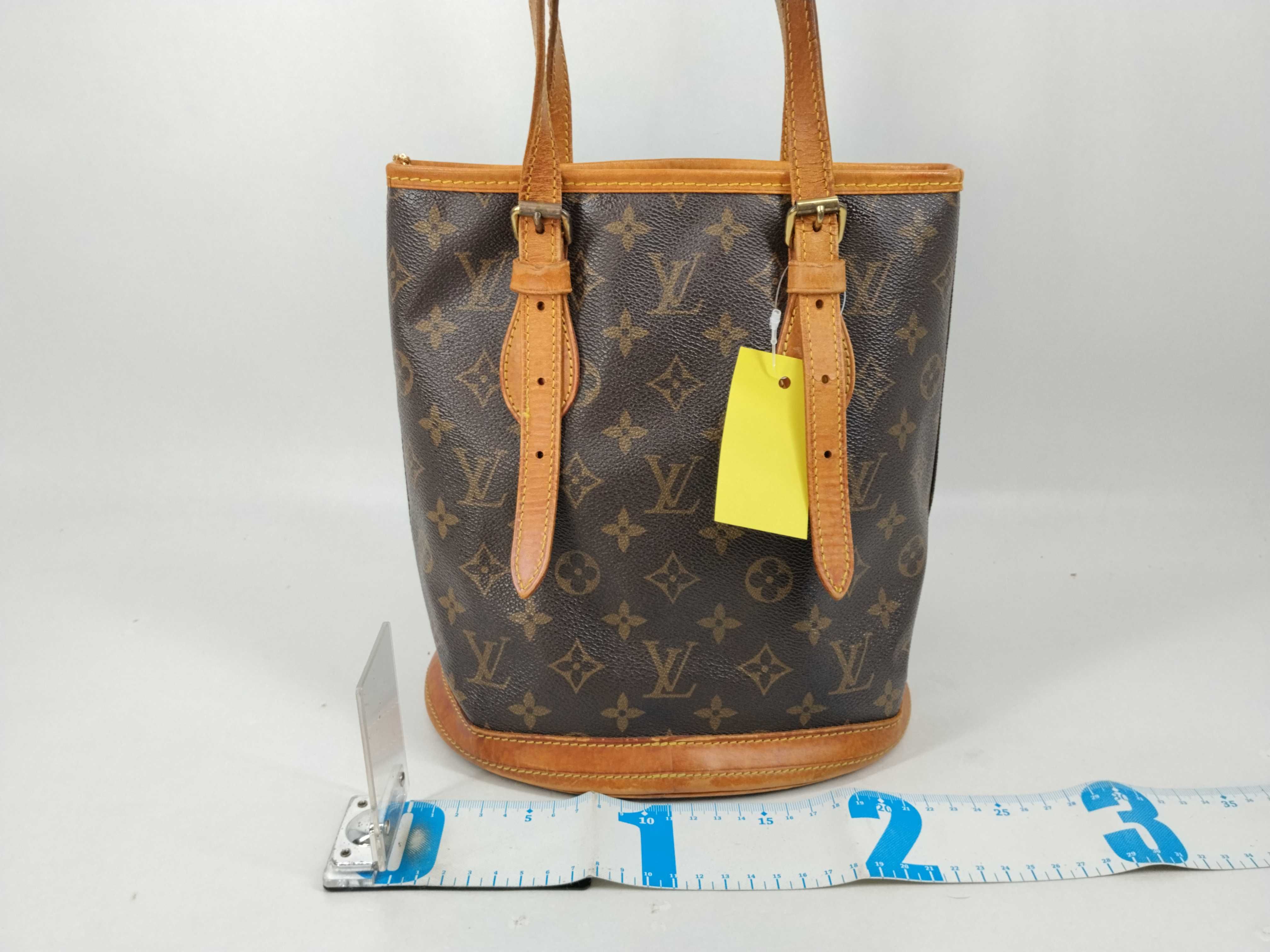 Monogram Bucket PM Tote Bag with Pouch — view 2