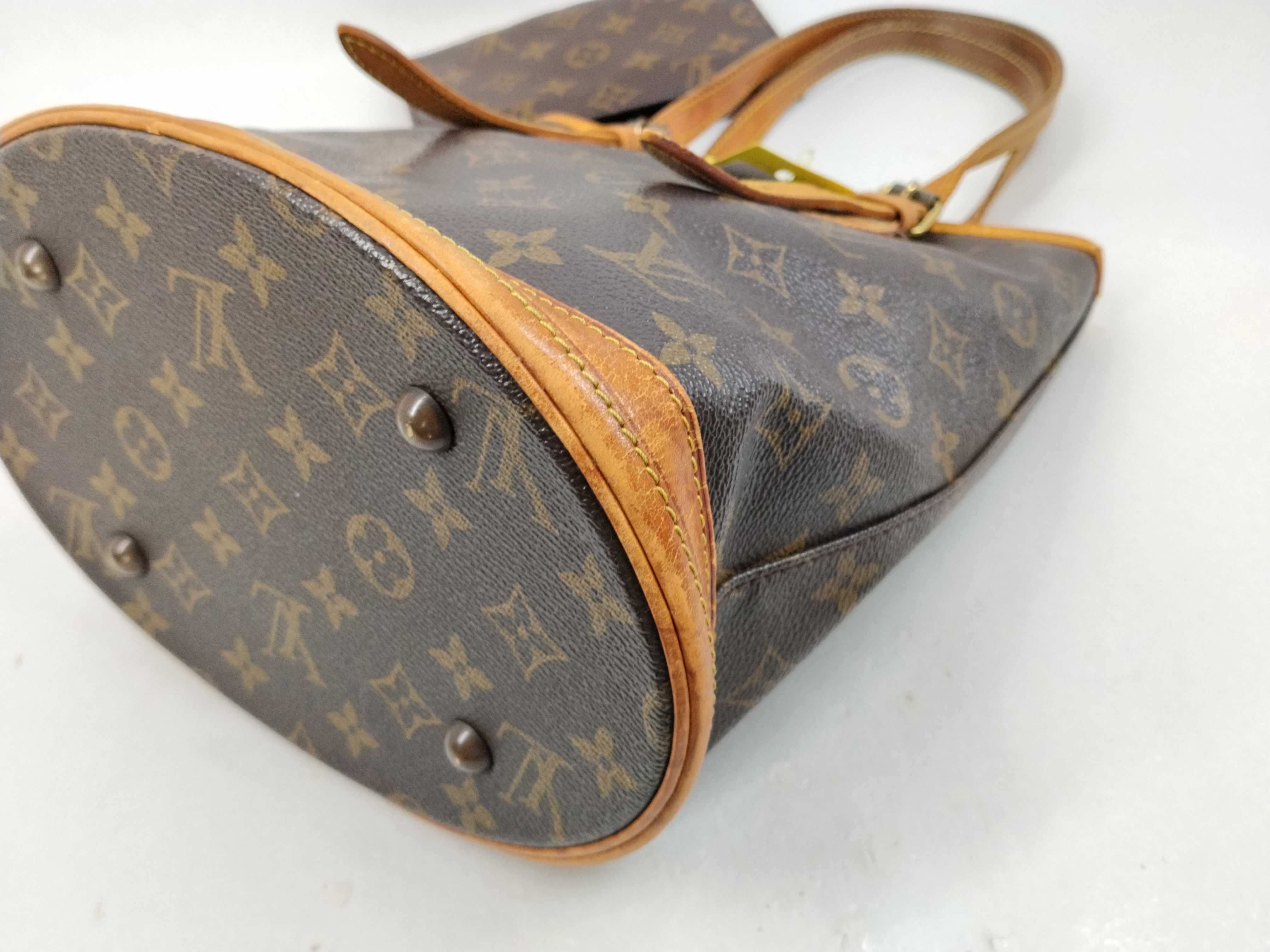 Monogram Bucket PM Tote Bag with Pouch — view 6